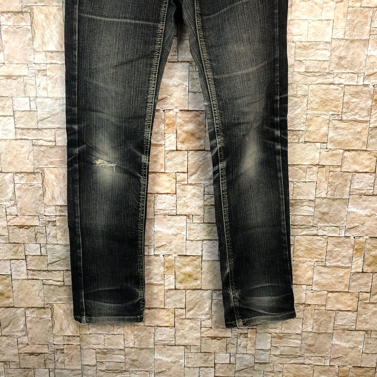 Japanese Brand Rush Nour Black Denim Pants #A1016 Size 28" / US 6 / IT 42 - 6 Thumbnail