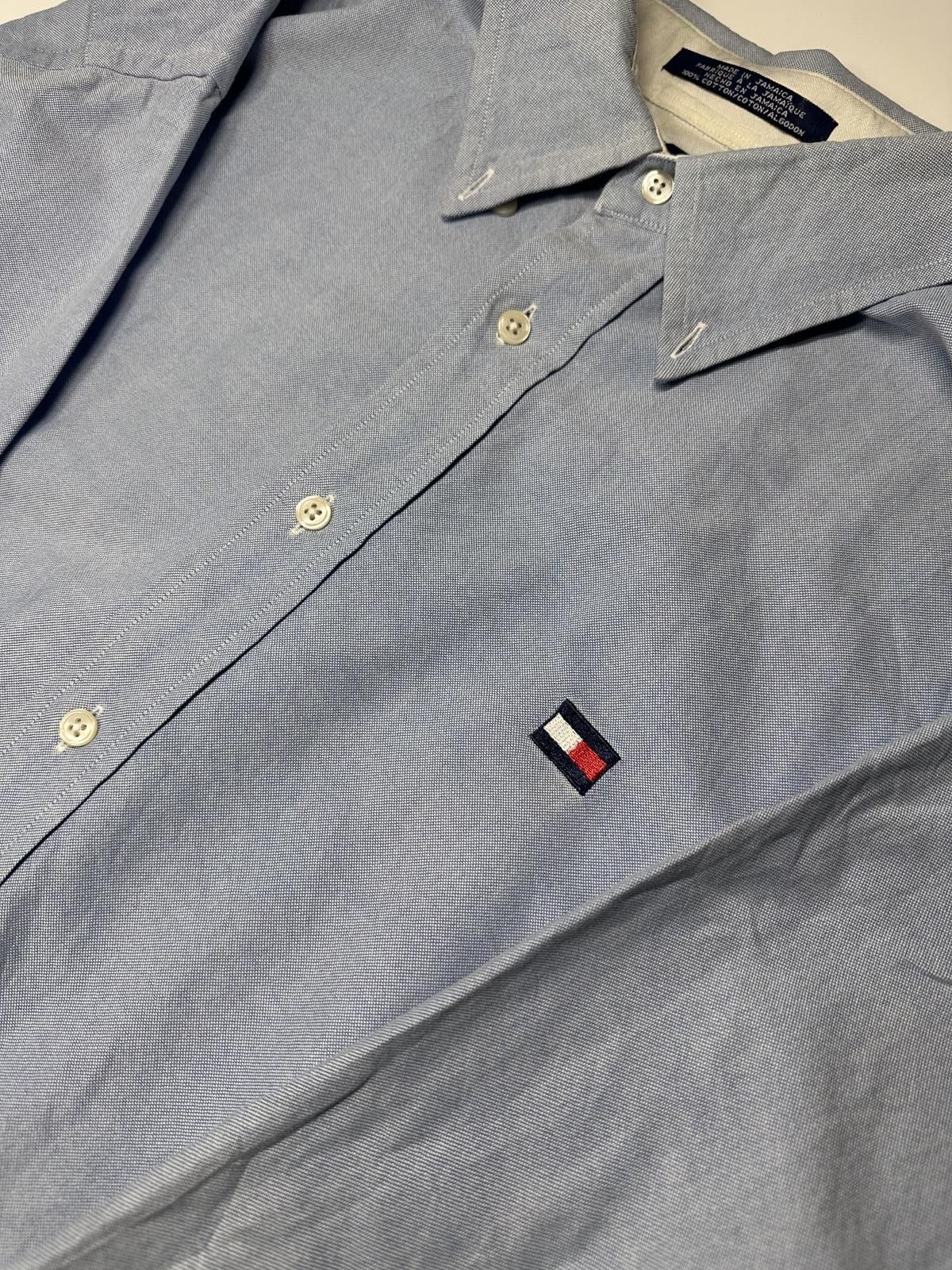 Tommy Hilfiger Tommy Hilfiger Classic Blue Button-Up Shirt Size US XL / EU 56 / 4 - 4 Thumbnail