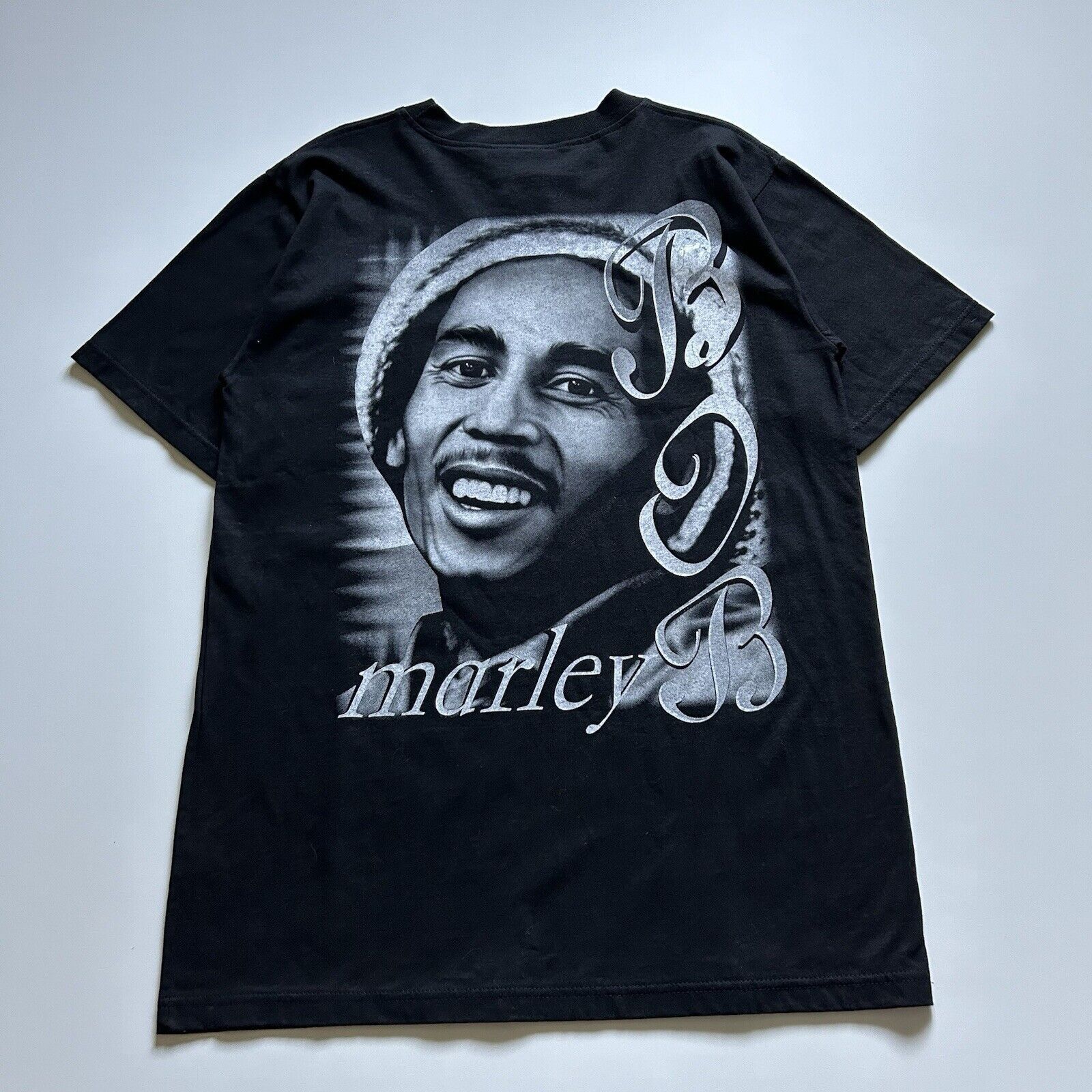 Band Tees Vintage Y2K Bob Marley Zion Art T Shirt Medium Black Rare Size US M / EU 48-50 / 2 - 3 Thumbnail