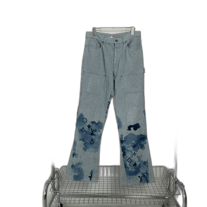 Louis Vuitton Watercolor Denim Pants Size 32