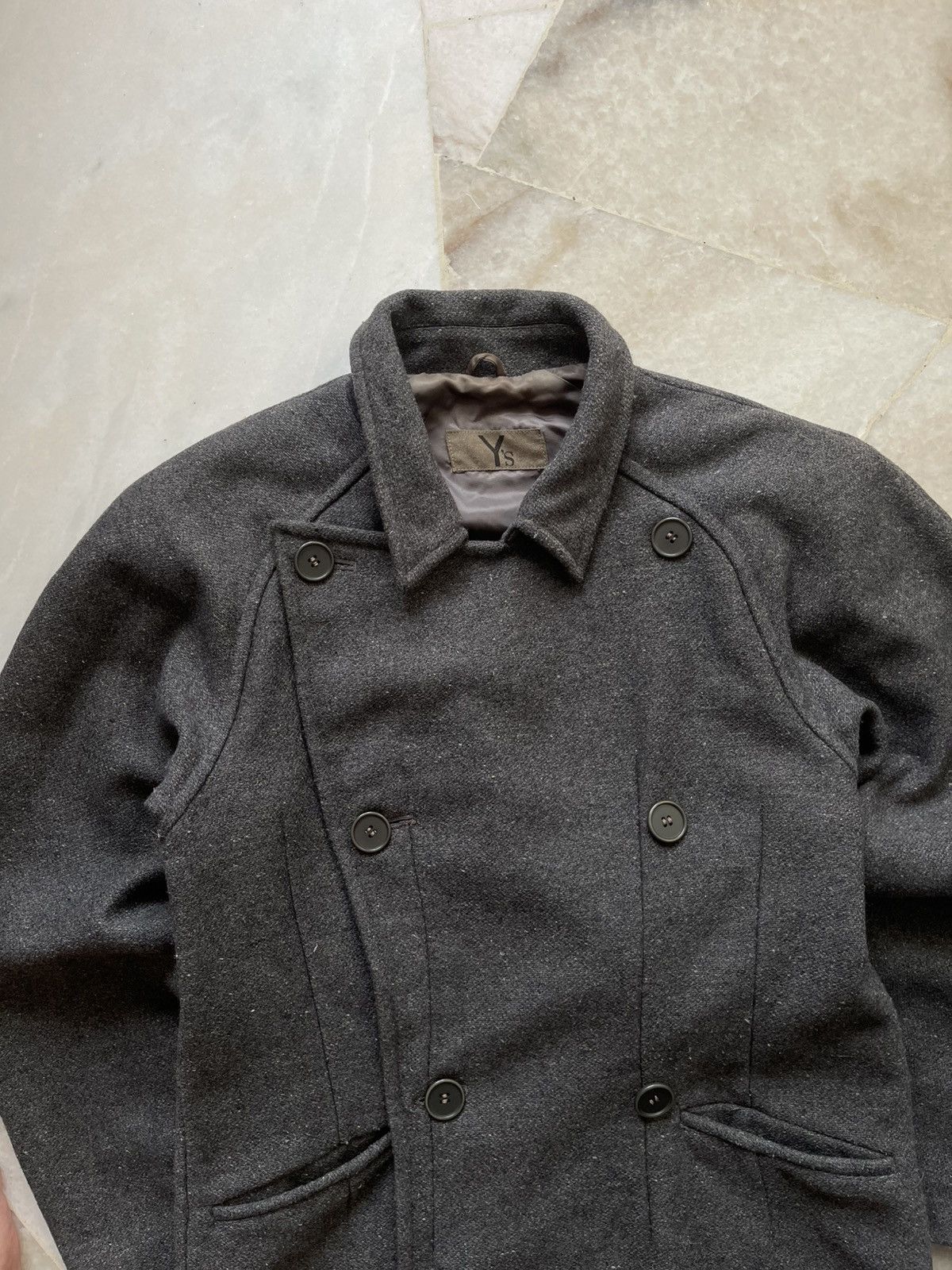 Yohji Yamamoto Rare 80s Yohji Yamamoto Asymmetrical Jacket Size US S / EU 44-46 / 1 - 6 Thumbnail