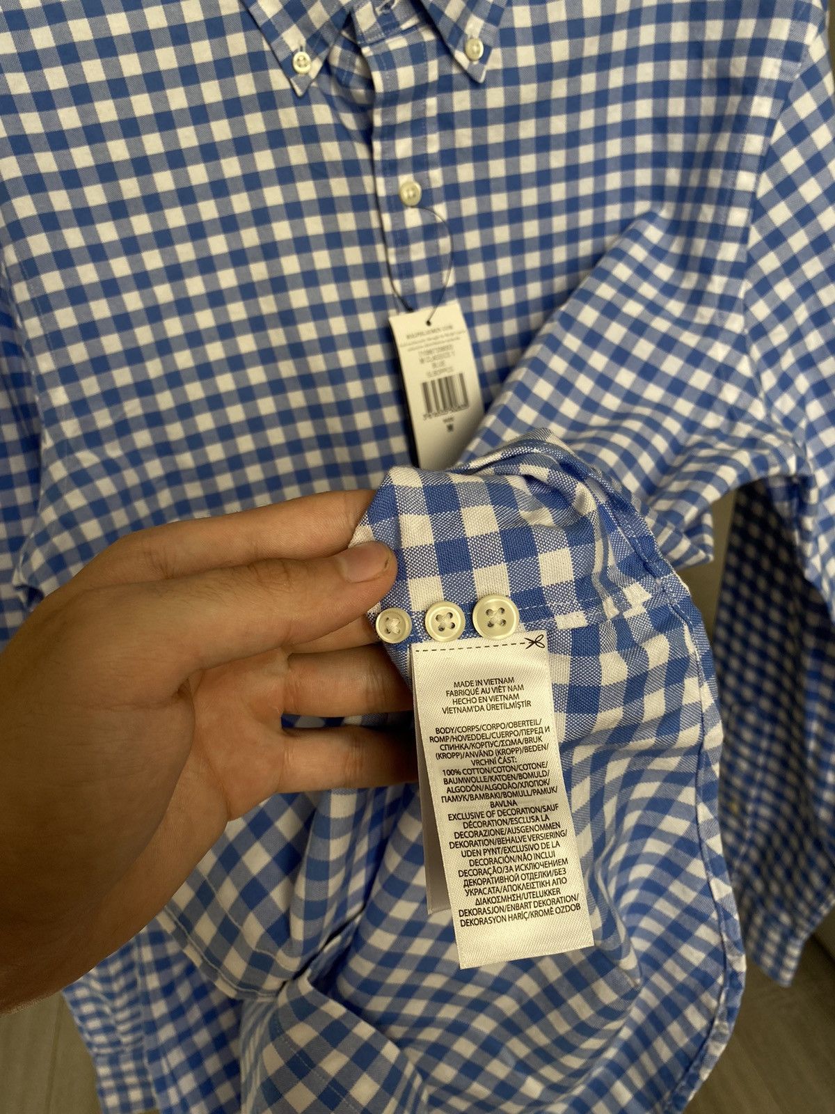 Polo Ralph Lauren × Ralph Lauren Polo Ralph Lauren new shirt button up checkered small logo M Size US M / EU 48-50 / 2 - 6 Thumbnail