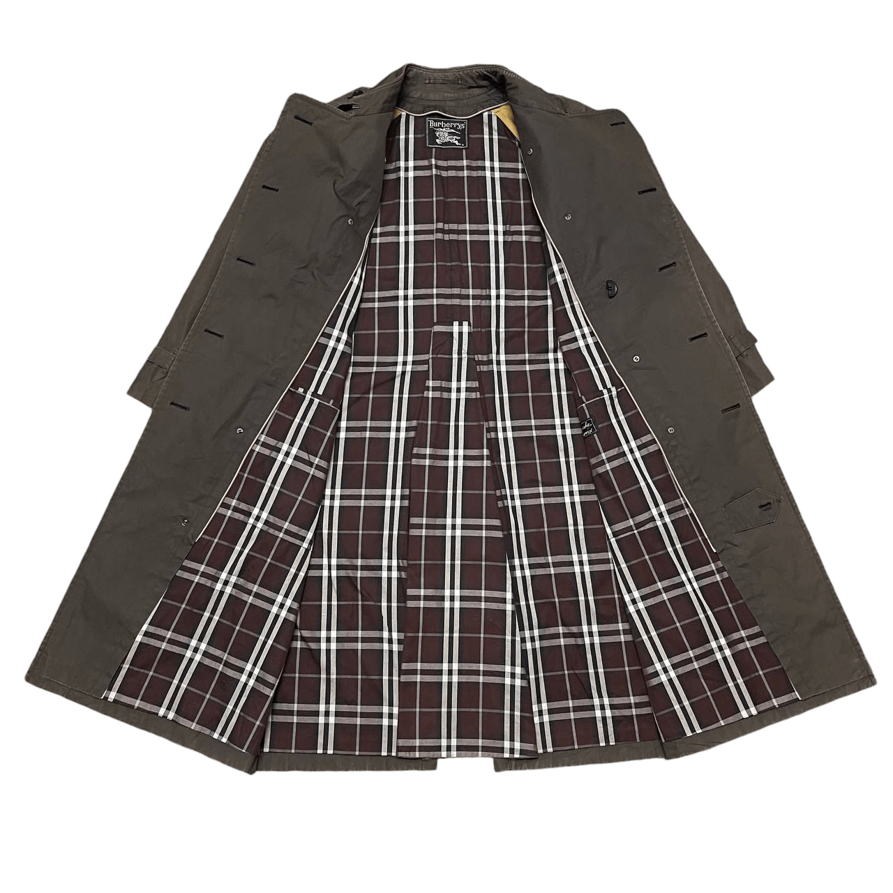 Burberry Vintage Burberry Nova Check Trench Coat Size US L / EU 52-54 / 3 - 5 Thumbnail