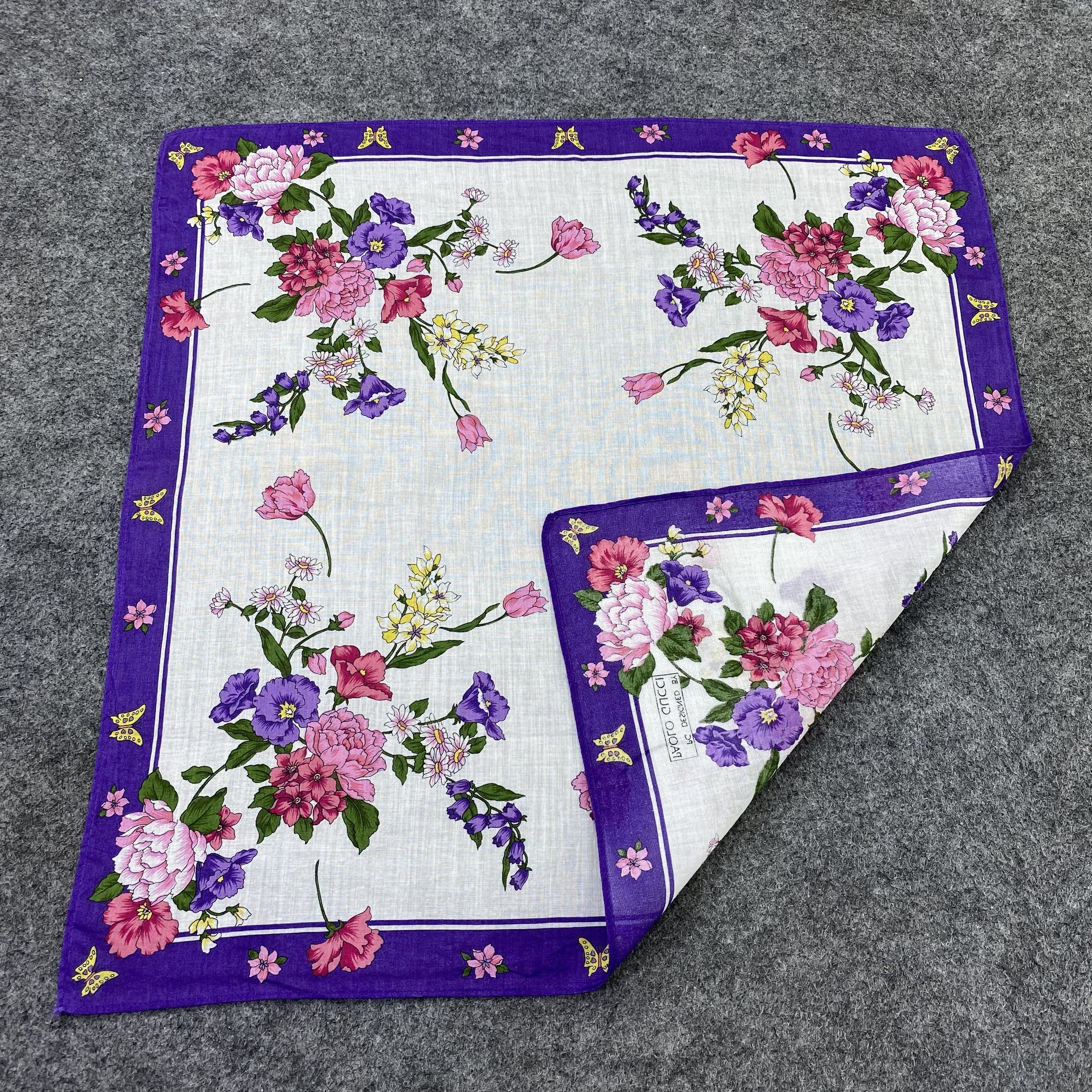 Paolo Gucci Paolo Gucci Handkerchief / Bandana / Neckerchief-B1552 Size ONE SIZE - 5 Thumbnail