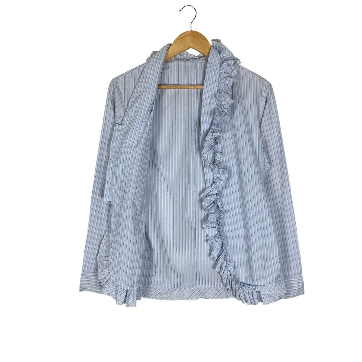 Yohji Yamamoto ☀️YOHJI YAMAMOTO Y’S ASYMMETRIC STRIPED SHIRTS Size M / US 6-8 / IT 42-44 - 5 Thumbnail