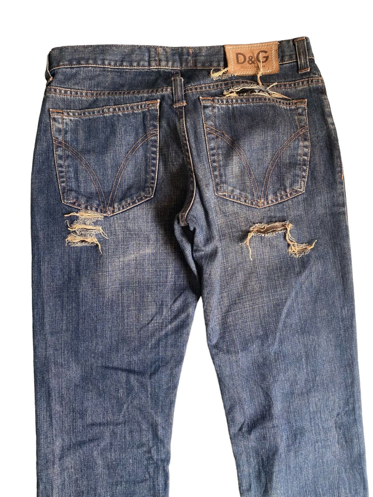 Dolce & Gabbana Rare DOLCE & GABBANA Distressed Flare Jeans W32” Size 32" / US 10 / IT 46 - 9 Thumbnail