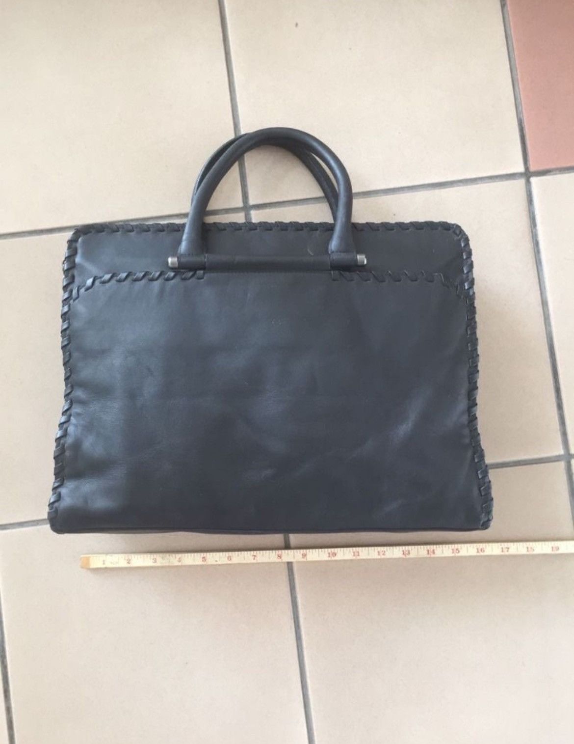 Bottega Veneta Bottega Veneta Leather Document Office Briefcase Size ONE SIZE - 9 Thumbnail