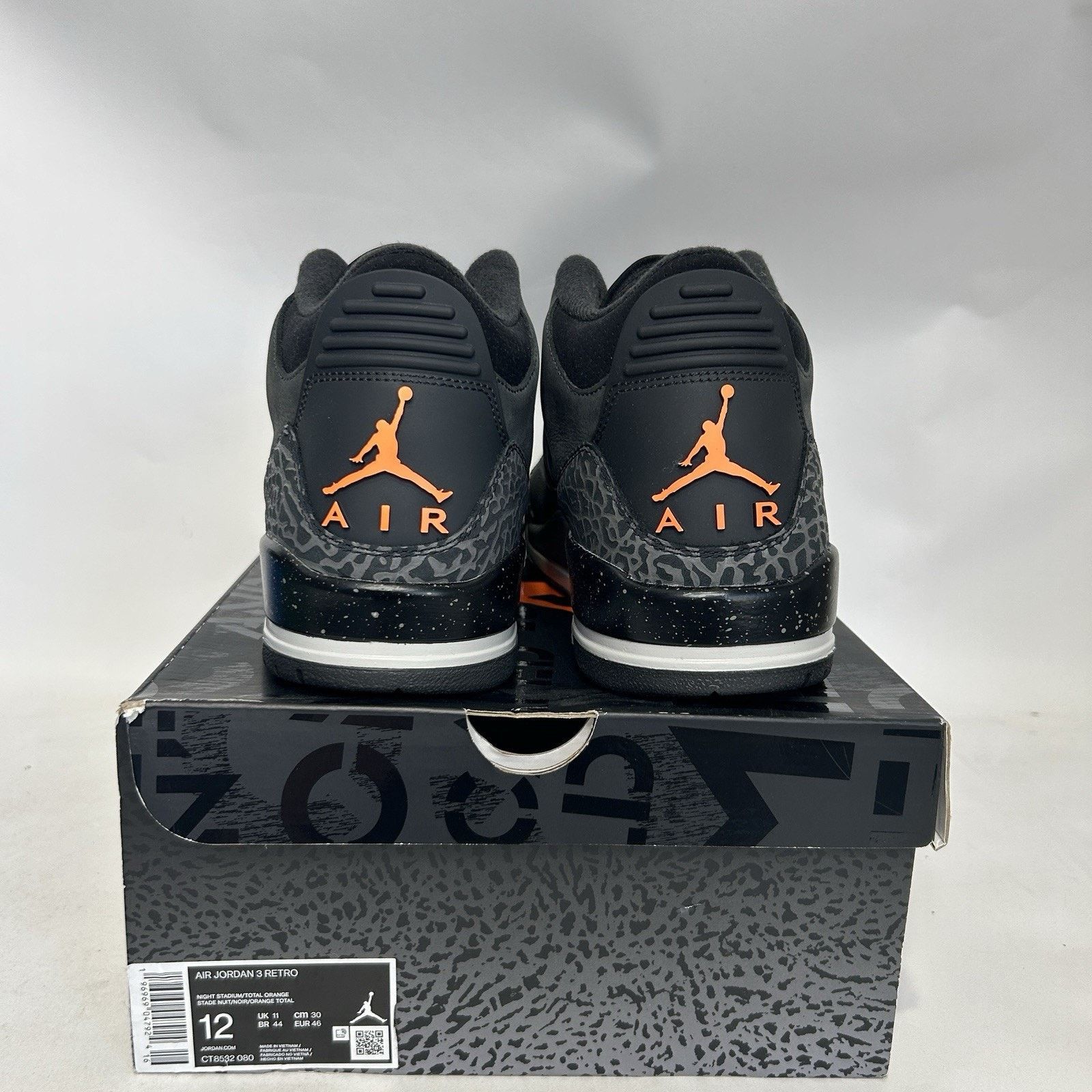 Jordan Brand Nike Air Jordan 3 Retro OG “Fear Pack” CT8532-080 Size US 12 / EU 45 - 4 Thumbnail