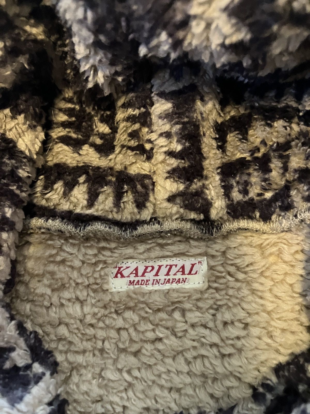 Kapital Hacksaw Block fleece apple peel vest Size M / US 6-8 / IT 42-44 - 3 Thumbnail