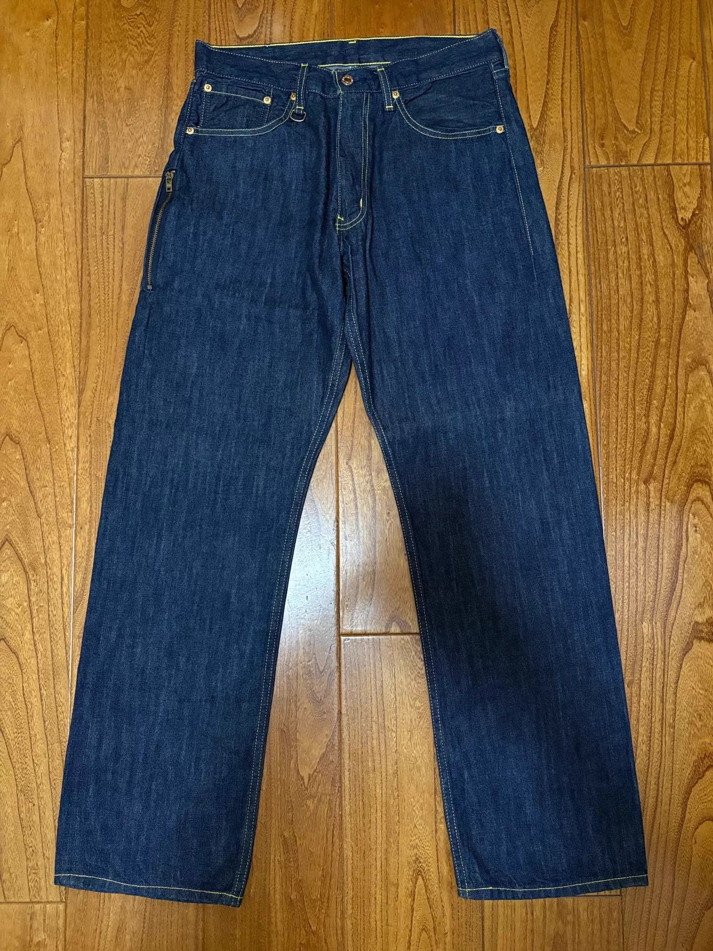 Levi's Levi's Fenom Raw 207 W32 Jeans Light Golden Selvedge Gold Size US 32 / EU 48 - 2 Thumbnail