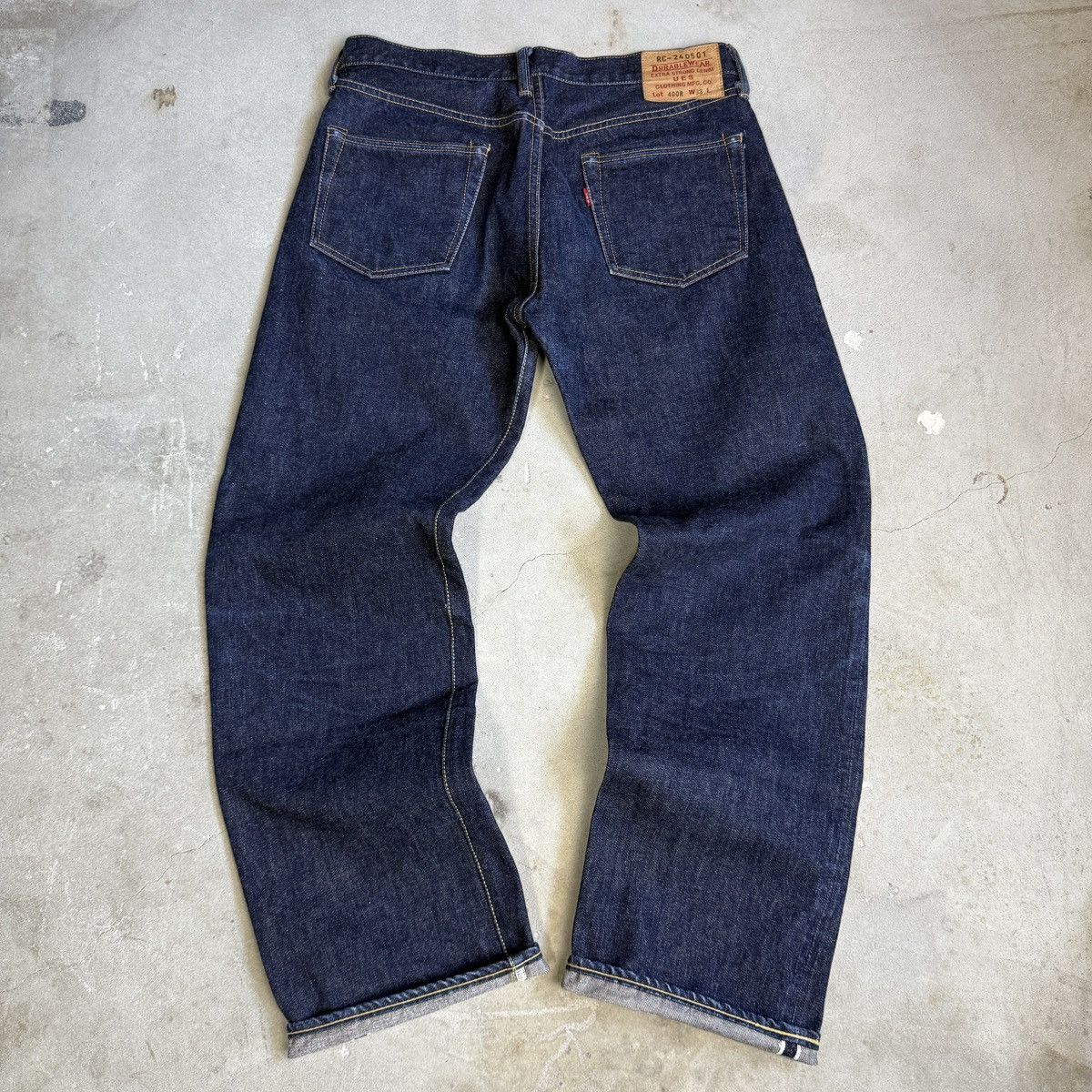 UES Japan UES 400R Selvedge Denim Jeans Size US 33 - 1 Thumbnail