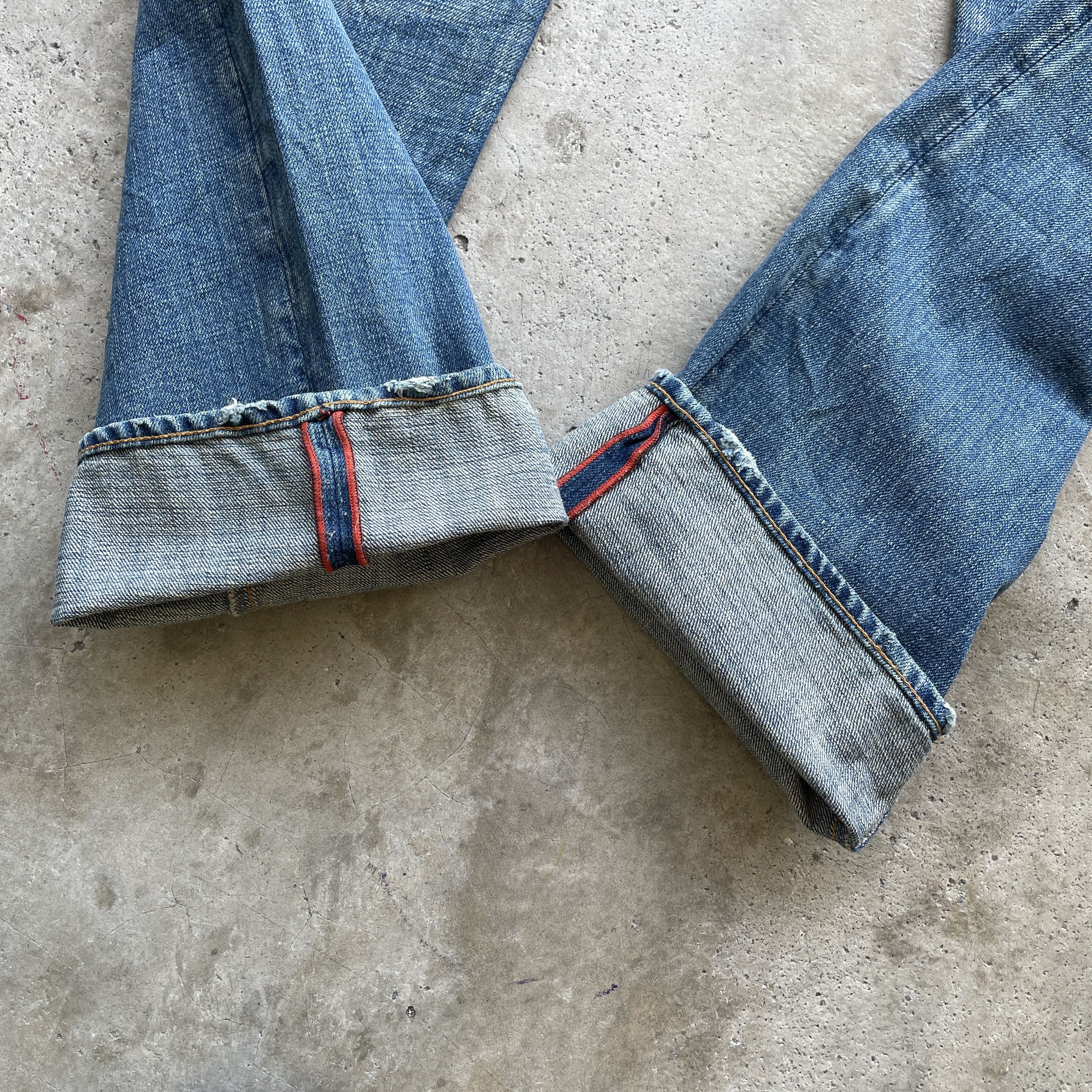 OMNIGOD Vintage OMNIGOD Denim Distressed Selvedge Faded Jeans Pants Size US 32 / EU 48 - 15 Thumbnail