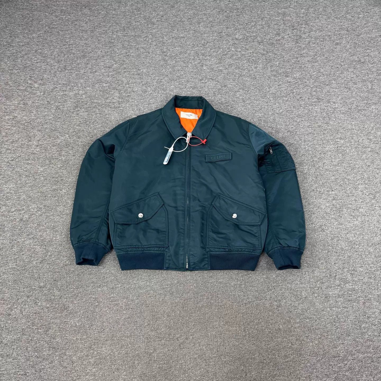 Celine Celine MA-1 Pilot Jacket Chest Logo 50 (99 New) Size US M / EU 48-50 / 2 - 1 Thumbnail