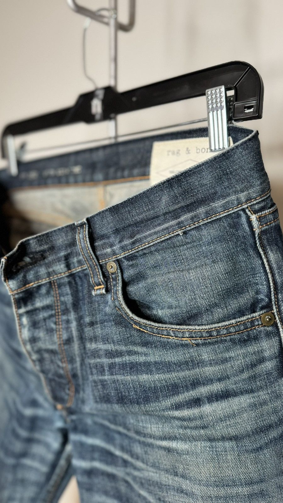 Rag & Bone Rag & Bone Men’s Classic Fit Jeans - Size 32 Size US 32 / EU 48 - 5 Thumbnail