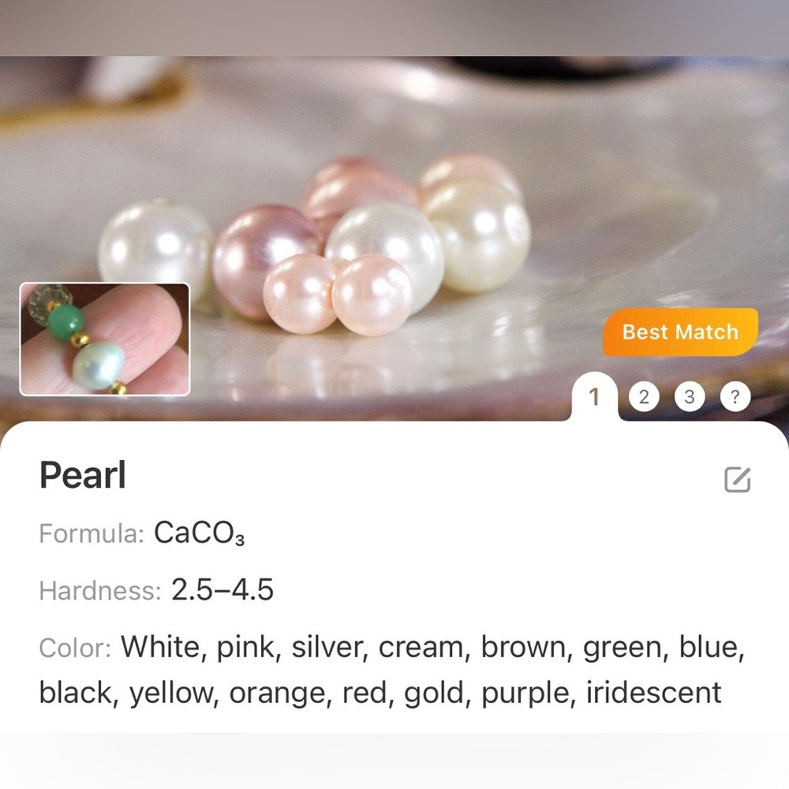 Handmade Handcrafted repurpose elegant green stone Pearl necklace Size ONE SIZE - 11 Thumbnail