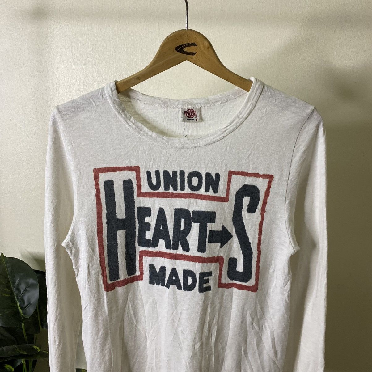 Blue Blue Japan Union Made Hearts Warehouse Dubbleworks McCoy LS T Shirt Size US S / EU 44-46 / 1 - 2 Thumbnail