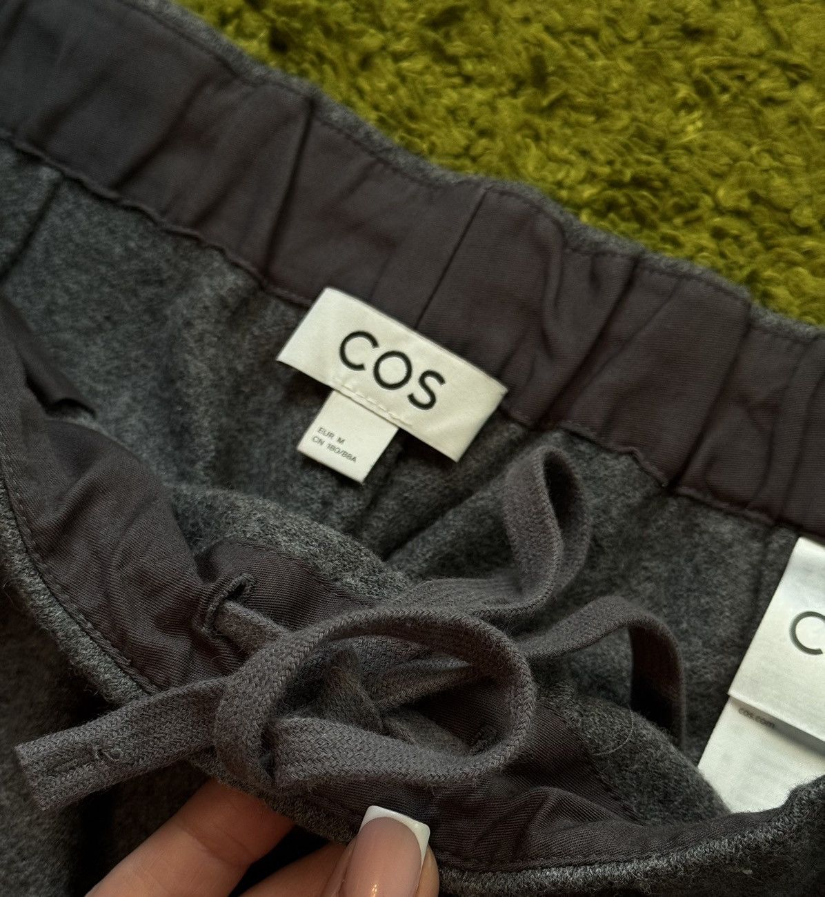 Cos × Designer Cos wide leg boiled wool pants Size US 32 / EU 48 - 4 Thumbnail