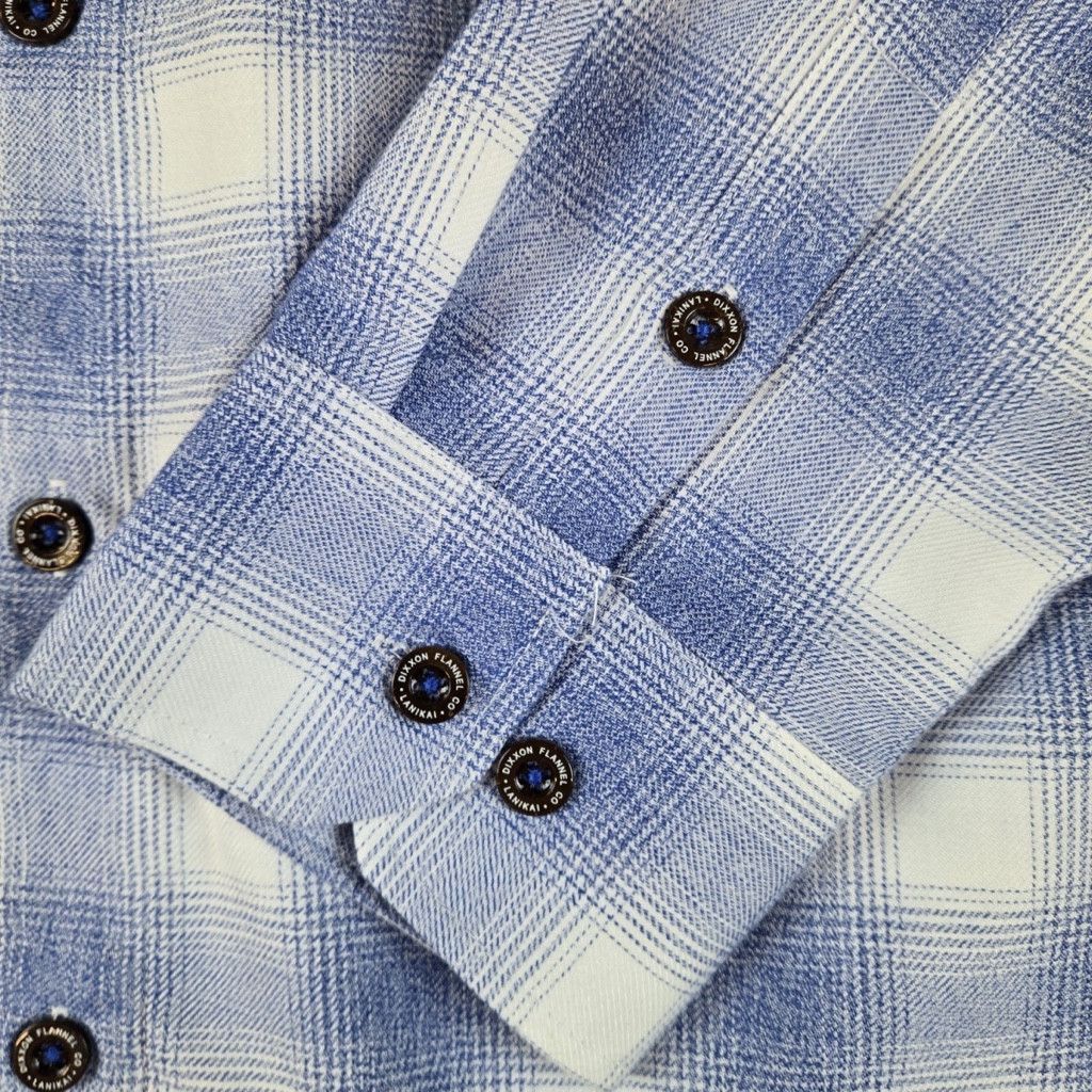 Lucky Brand Dixxon Flannel Sky Blue \"The Lanikai\" Flannel Men’s 2XL Size US XXL / EU 58 / 5 - 3 Thumbnail