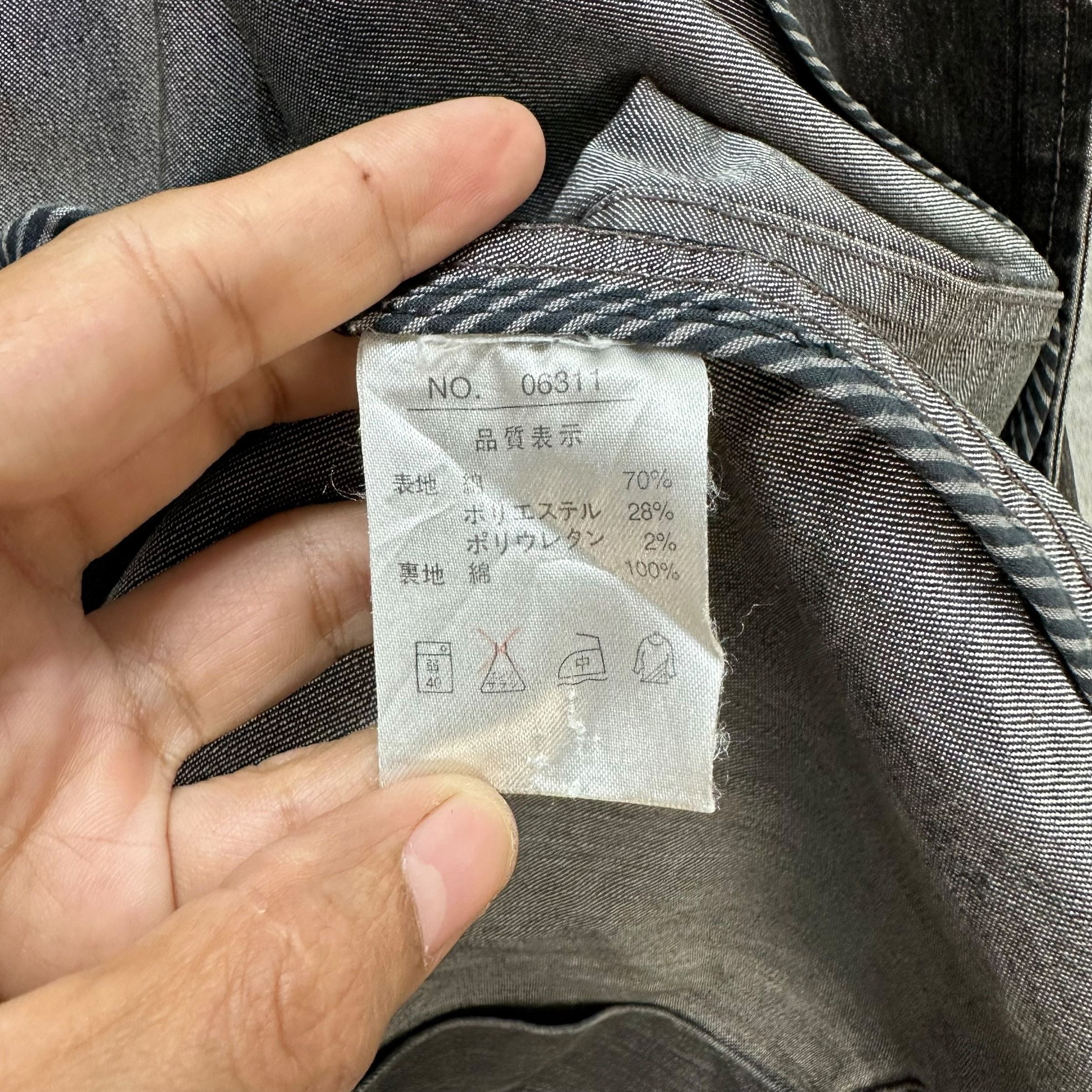 Yohji Yamamoto SACSNY Y’SACCS Vintage Work Denim Jacket #71-1431 Size US M / EU 48-50 / 2 - 9 Thumbnail