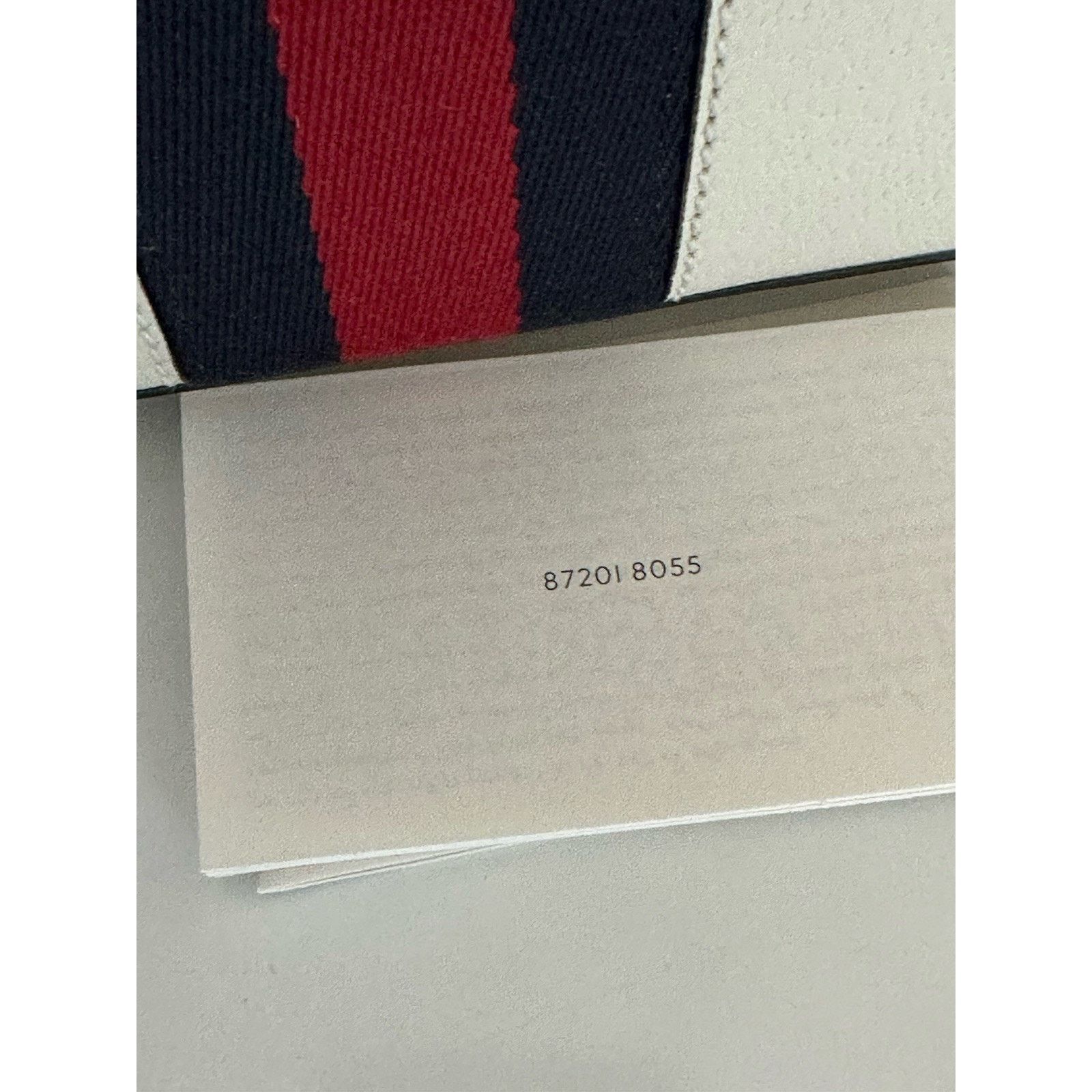 Gucci Gucci Ophidia Leather GG Web White Small Shoulder Bag 719881 Size ONE SIZE - 15 Thumbnail