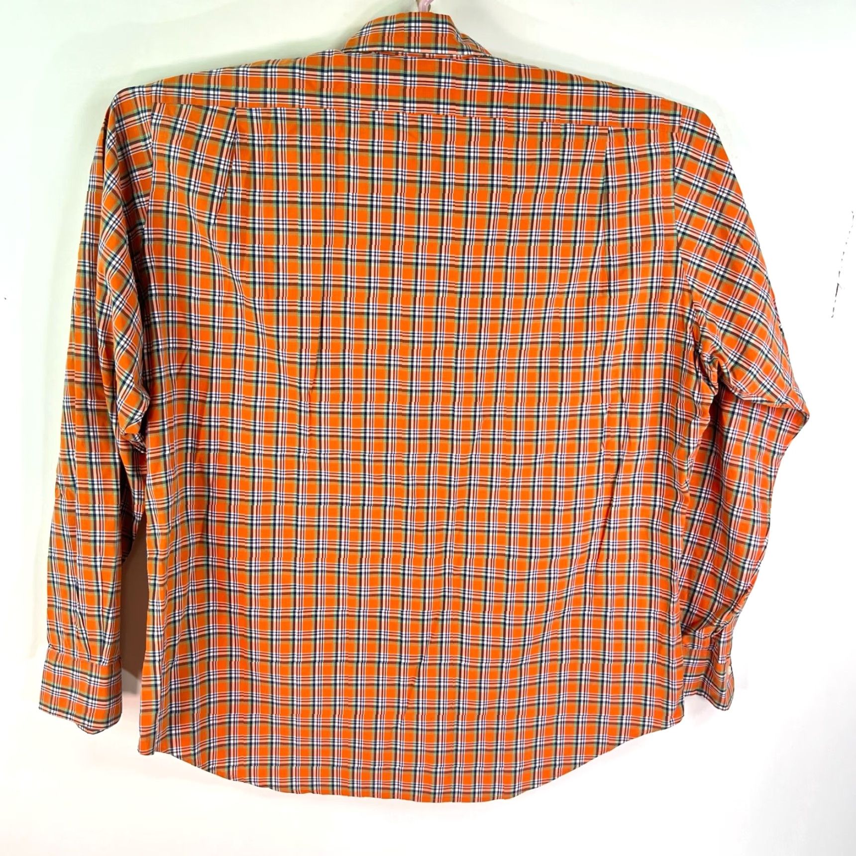 Polo Ralph Lauren Polo By Ralph Lauren Shirt Estate Sport Plaid Button Up Mens Size XL Orange Size US XL / EU 56 / 4 - 6 Thumbnail