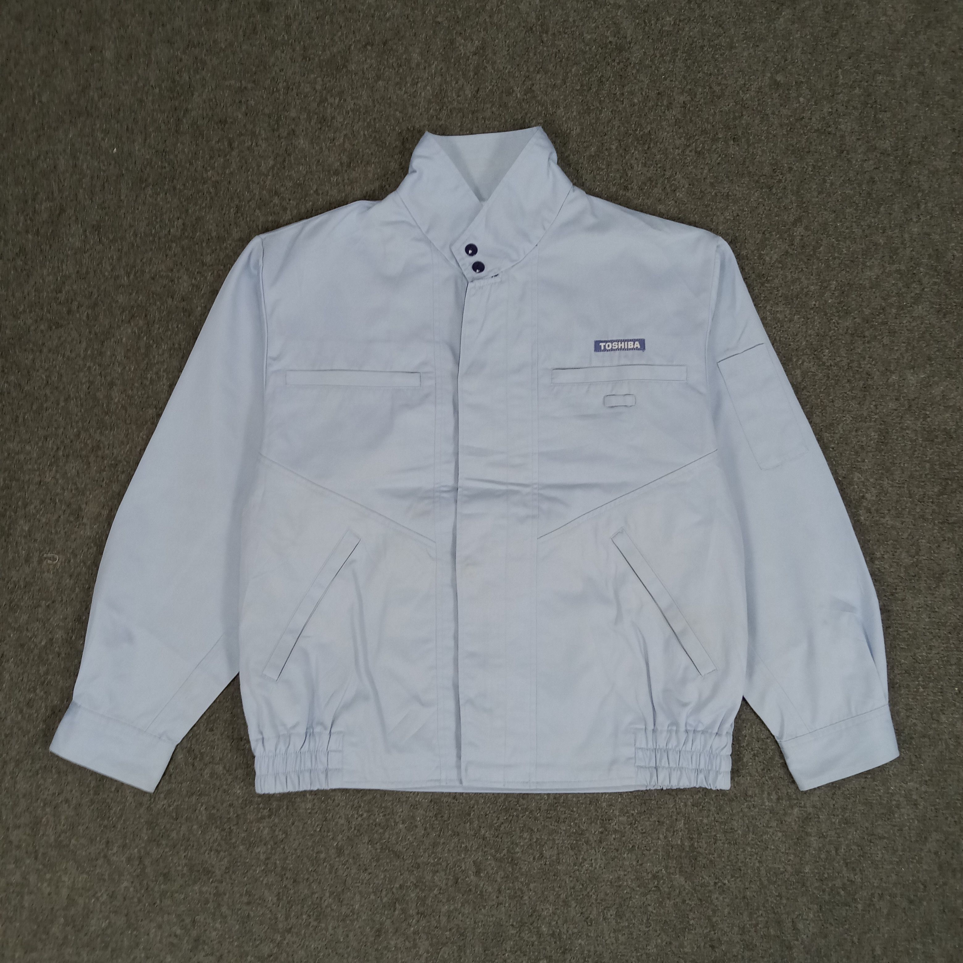 Japanese Brand × Vintage Toshiba Japanese Electronic Technician Jacket Size US L / EU 52-54 / 3 - 1 Thumbnail