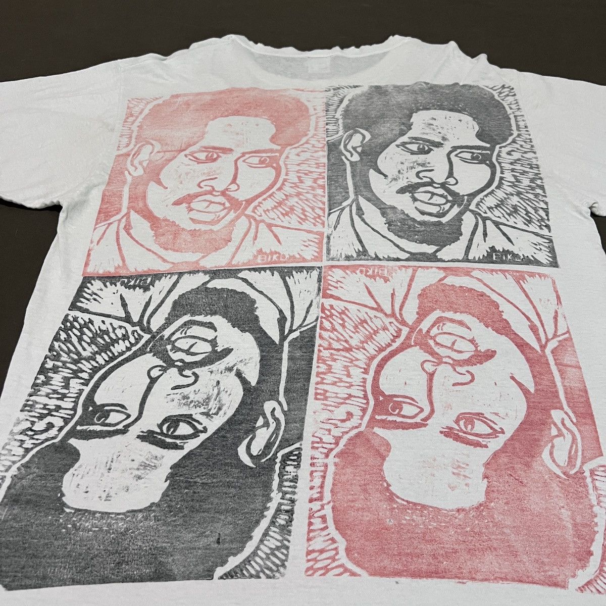 Rap Tees × Vintage Vintage 90s Steve Biko Black History Art Tee Faded activist Size US L / EU 52-54 / 3 - 12 Thumbnail