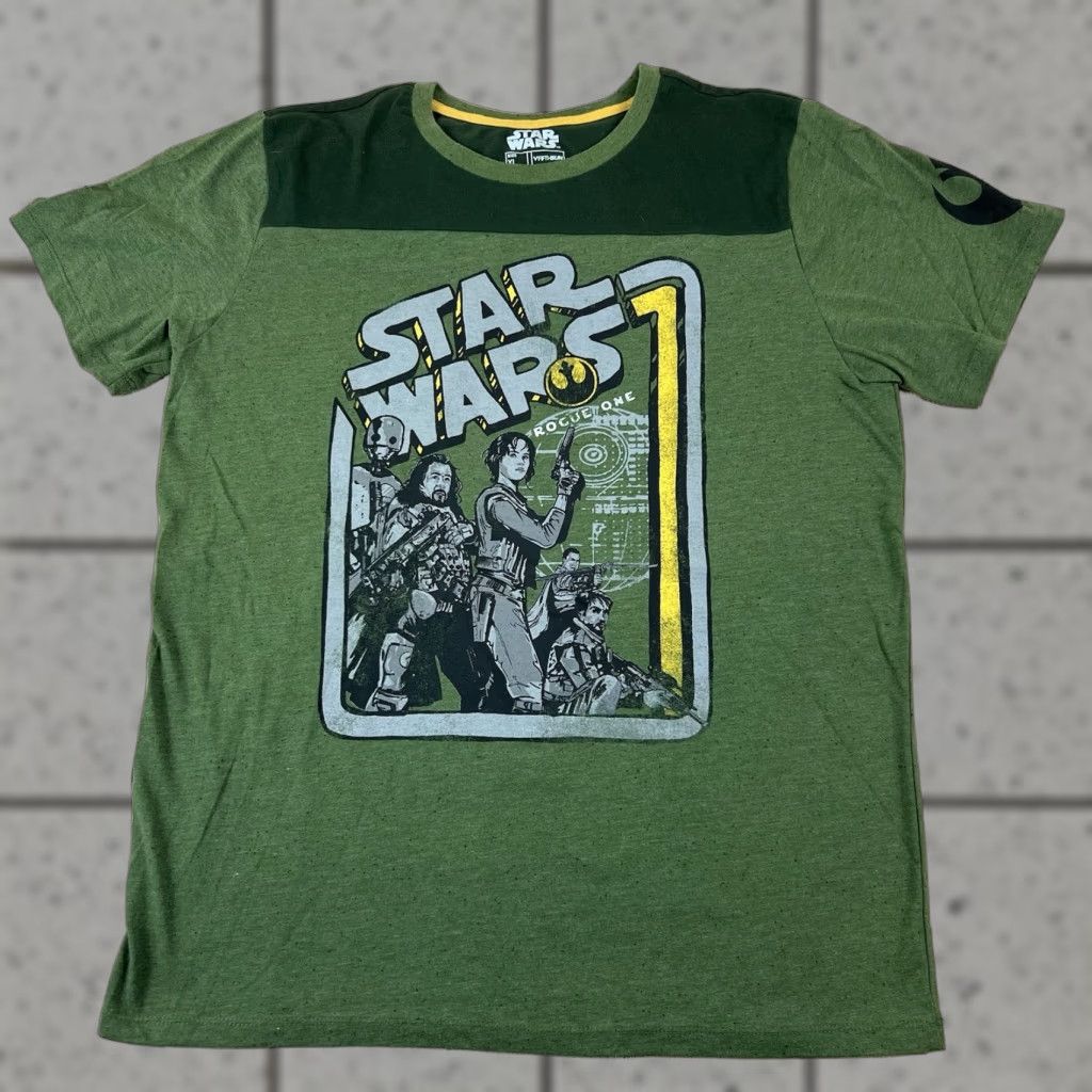 Star Wars Star Wars Rogue One Fifth Sun Green T Shirt XL Men Short Sleeve Regular Size Green Star Wars 90s Theme Discuss? Size US XL / EU 56 / 4 - 1 Thumbnail