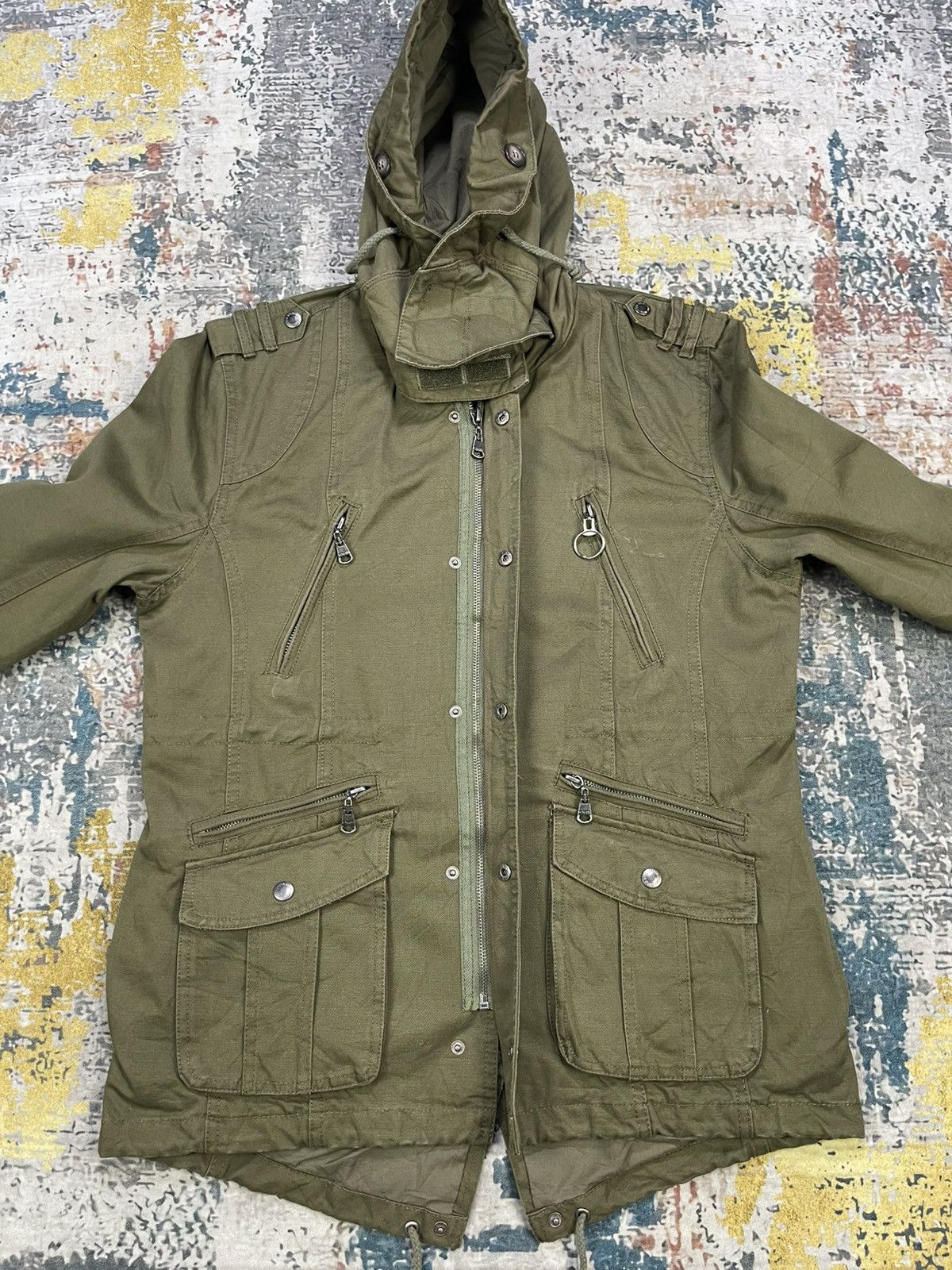 In The Attic Y2k In The Attic Apocalypse Style Bono Hoodie Jacket Size US M / EU 48-50 / 2 - 5 Thumbnail