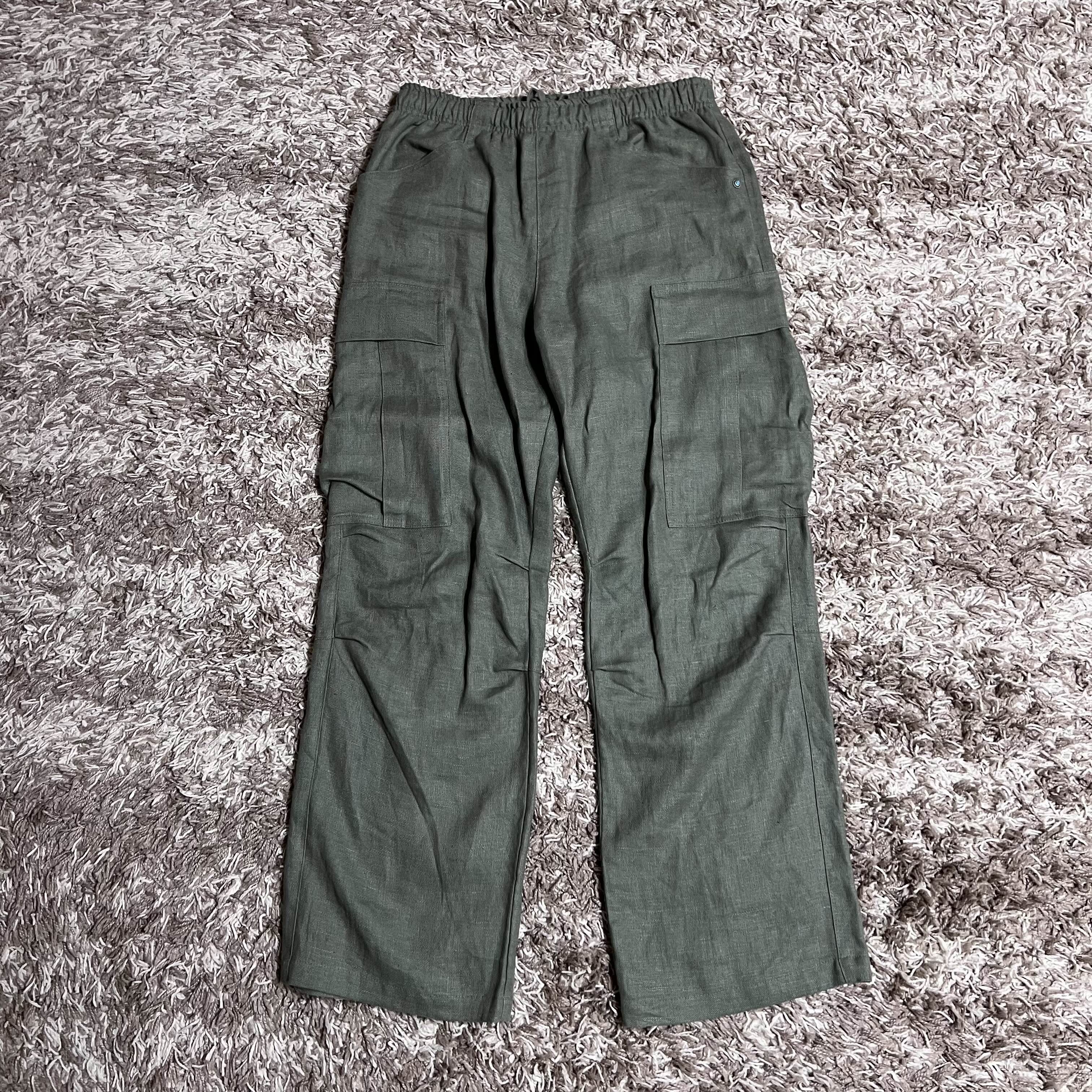 FiveFourFive FiveFourFive Heavy Linen Cargo Pants Size US 32 / EU 48 - 1 Thumbnail