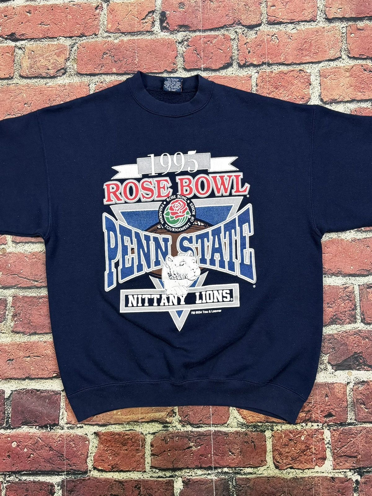NCAA Vintage 1995 Penn State University Sweatshirt Rose Bowl Size US L / EU 52-54 / 3 - 2 Thumbnail