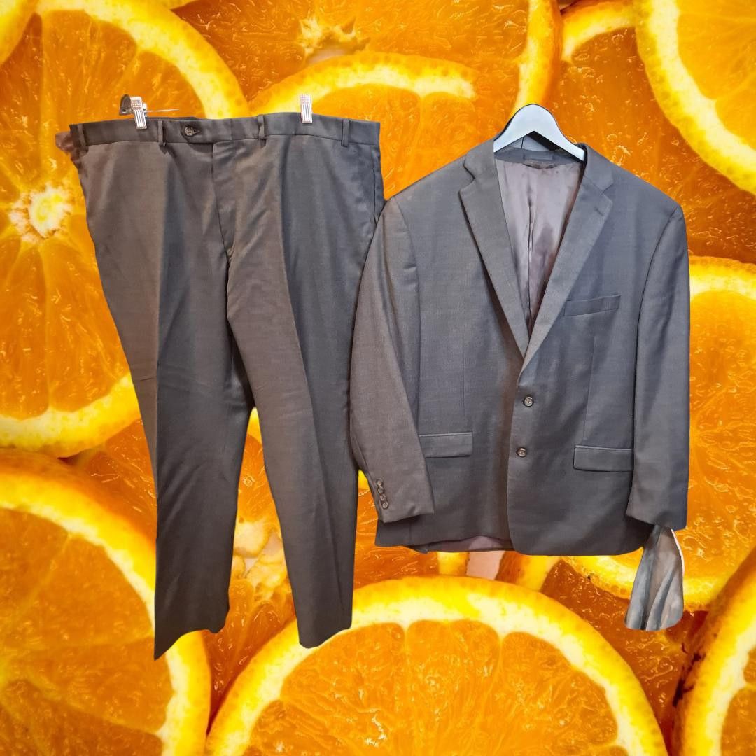 Lauren Ralph Lauren Lauren Ralph Lauren Gray 2 Button 2 Piece Suit Pants 44/30 Size 44R - 1 Thumbnail