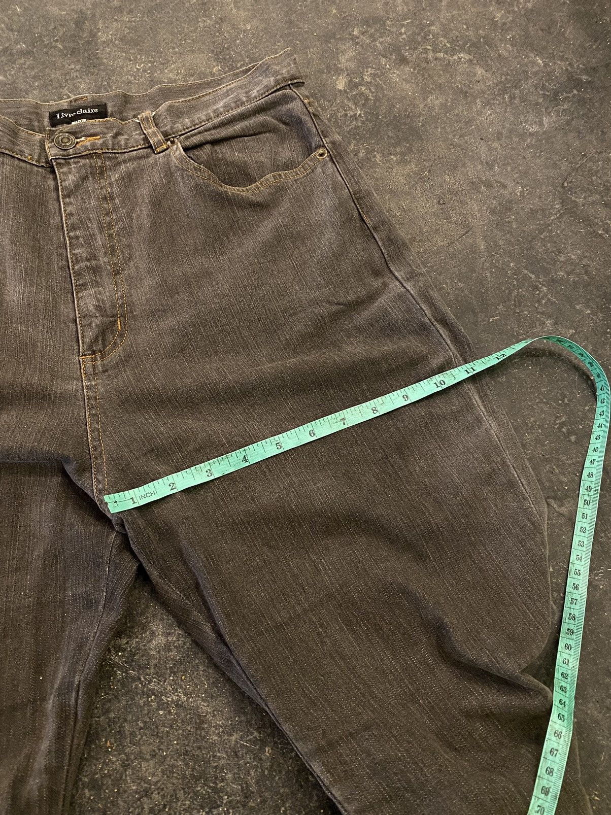 Hysteric Glamour × If Six Was Nine × Le Grande Bleu (L.G.B.) Y2k Livre Claire ifsixwasnine goa style jeans Size US 33 - 12 Thumbnail