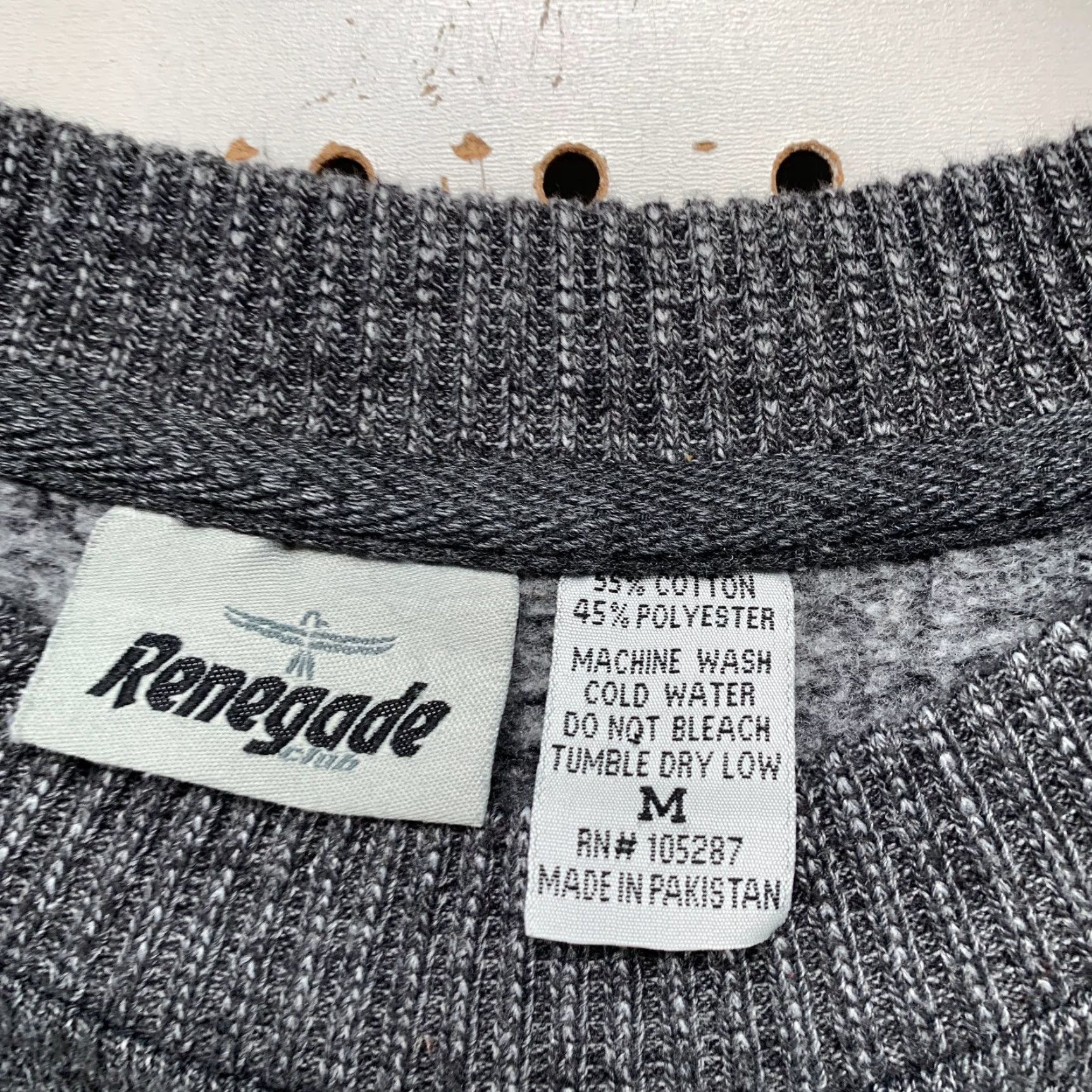 Vintage VINTAGE Renegade Michigan Tahquamenon Falls Sweater Mens M Gray Knit Pullover Casual Winter Nature Outdoor Size US M / EU 48-50 / 2 - 2 Thumbnail