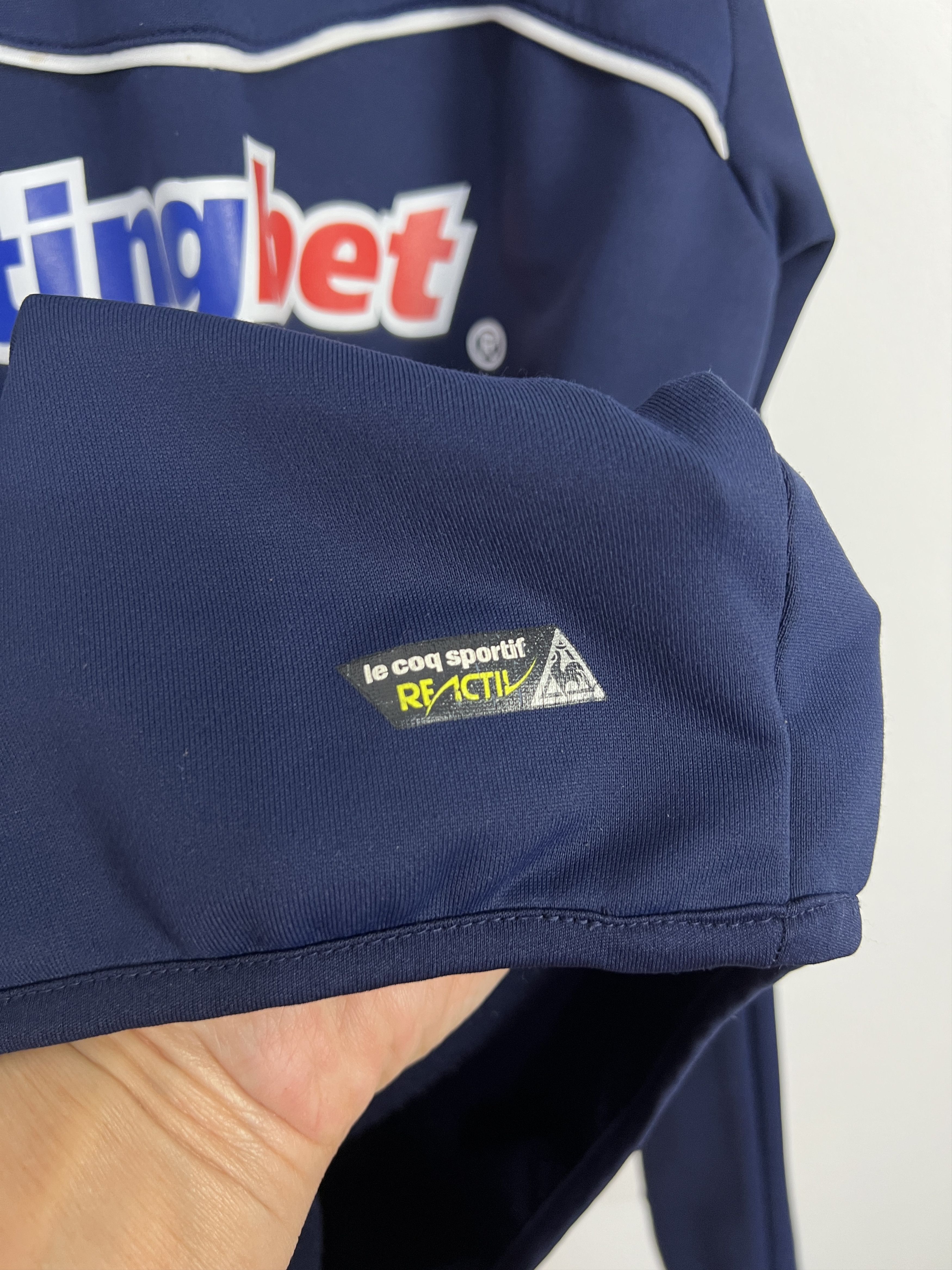 Le Coq Sportif Vintage Wolverhampton Wanderers Wolves Football Sweatshirt Size US L / EU 52-54 / 3 - 6 Thumbnail