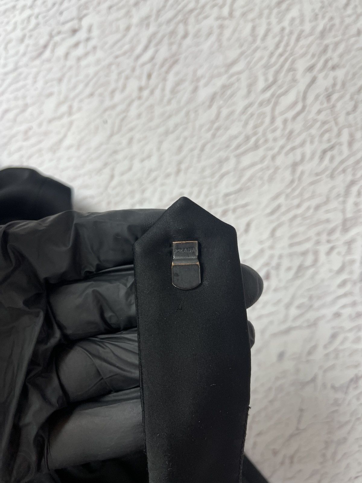 Prada Prada bondage style black triacetate shimmer women’s pants Size 27" / US 4 / IT 40 - 13 Thumbnail