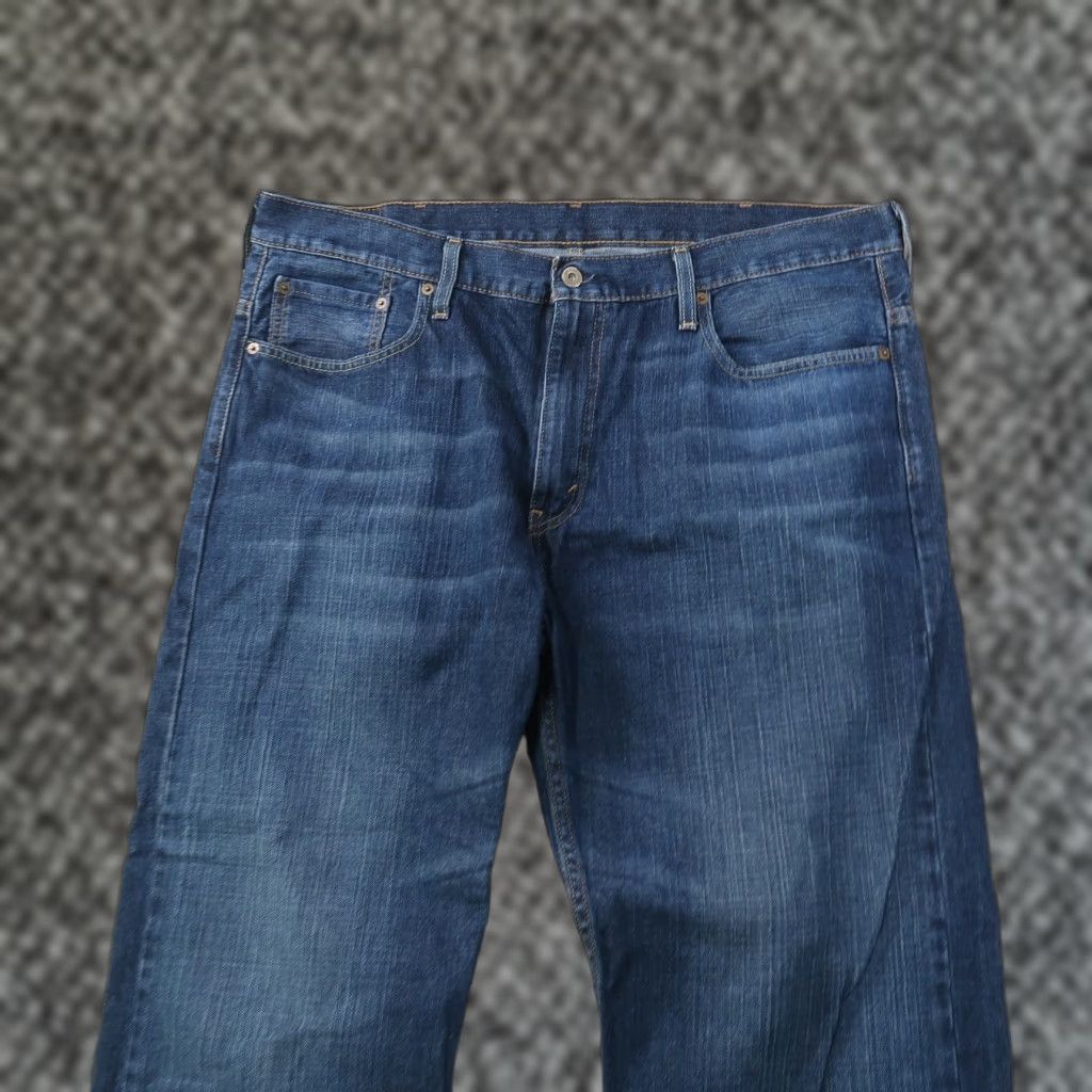 Levi's Levi's Jeans 569 Straight Men 38x30 Blue Denim 5-Pocket Relaxed Baggy Medium Wash Size US 38 / EU 54 - 1 Thumbnail