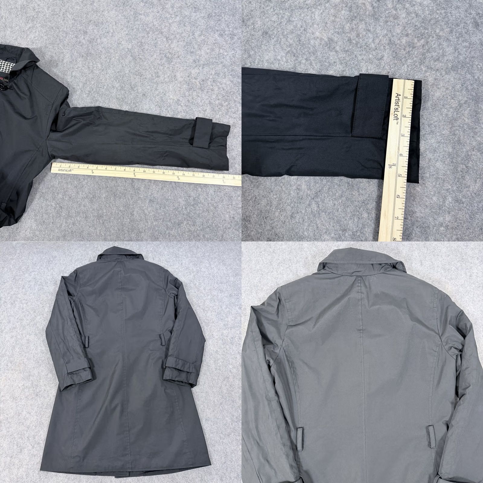 Vintage Weather Tamer Coat Black Women's Size Small Button Front Collar Coat Fit Vintage No Size S / US 4 / IT 40 - 11 Thumbnail