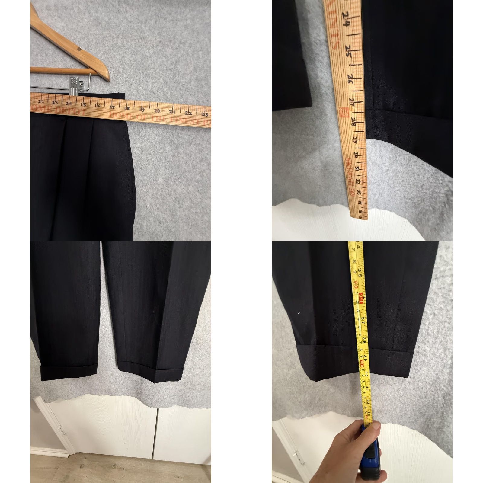 Jos. A. Bank Jos. A. Bank Signature Suit Mens 44 38x31 Gray Wool 2 Piece Jacket Pants Formal Size 44R - 9 Thumbnail