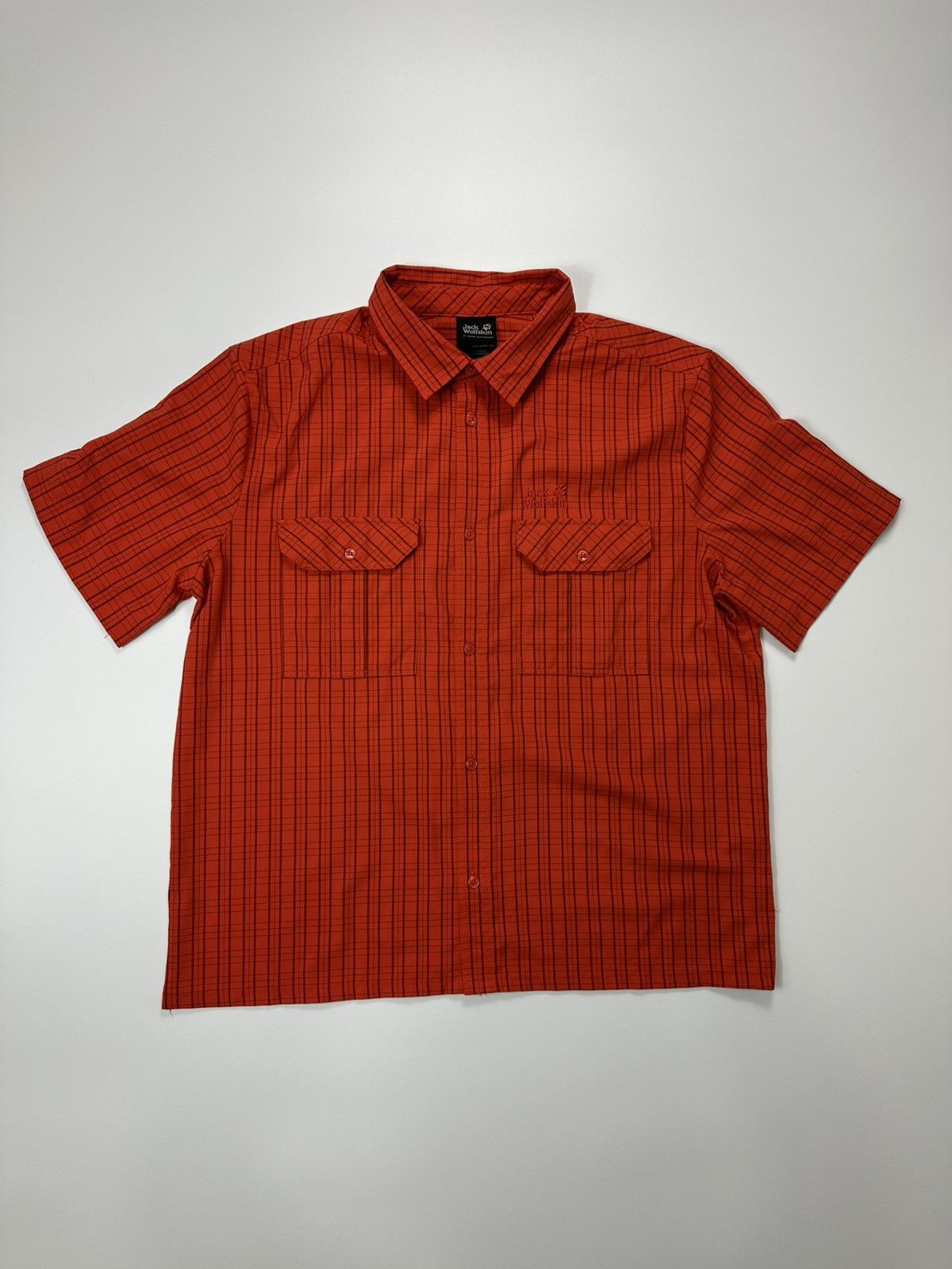 Jack Wolfskin Jack Wolfskin Outdoor Shirt Logo Men's Red Size US XL / EU 56 / 4 - 1 Thumbnail