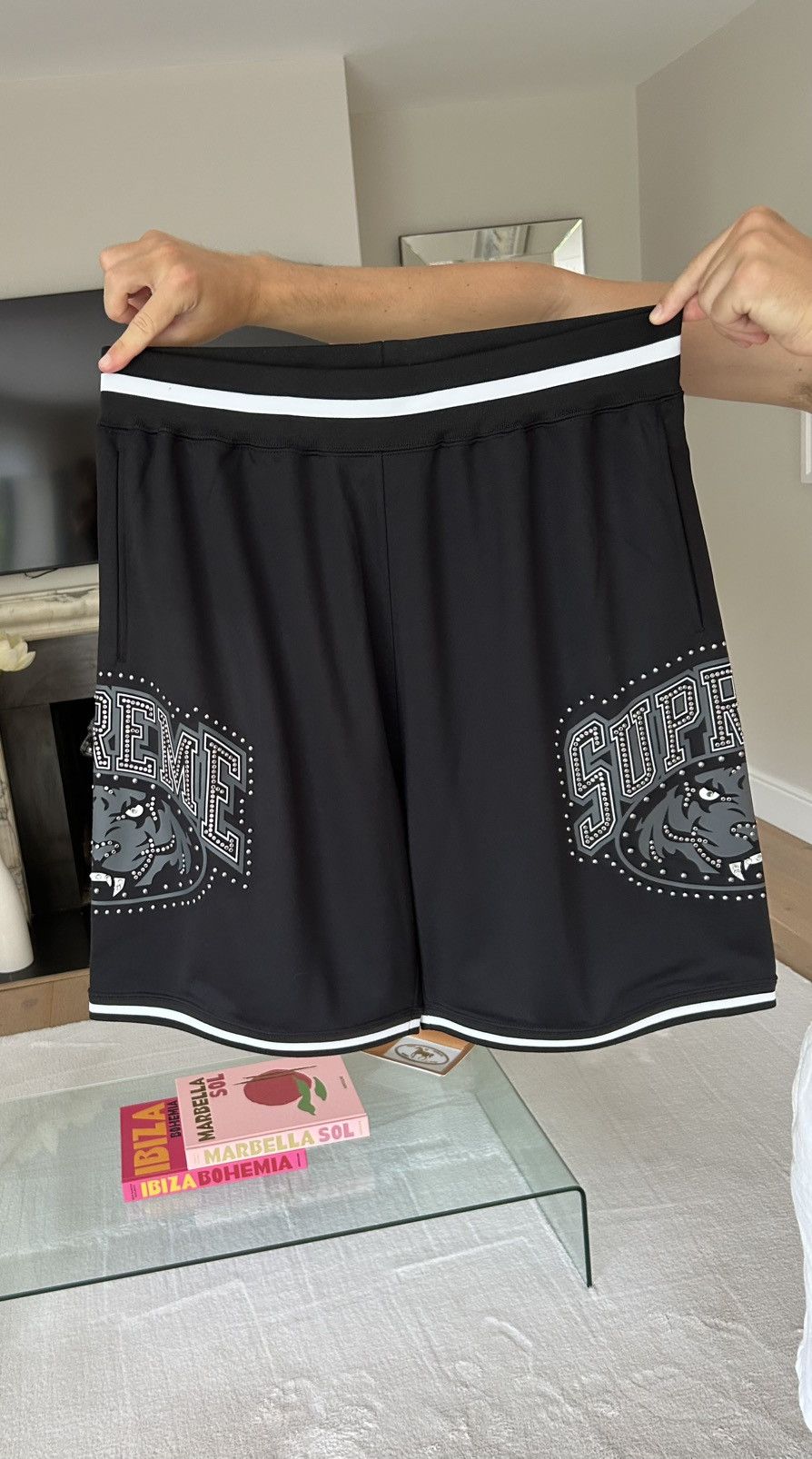 ウェア SUPREME Studded Basketball Short M Supreme Studded Basketball Short (SS25) - $118