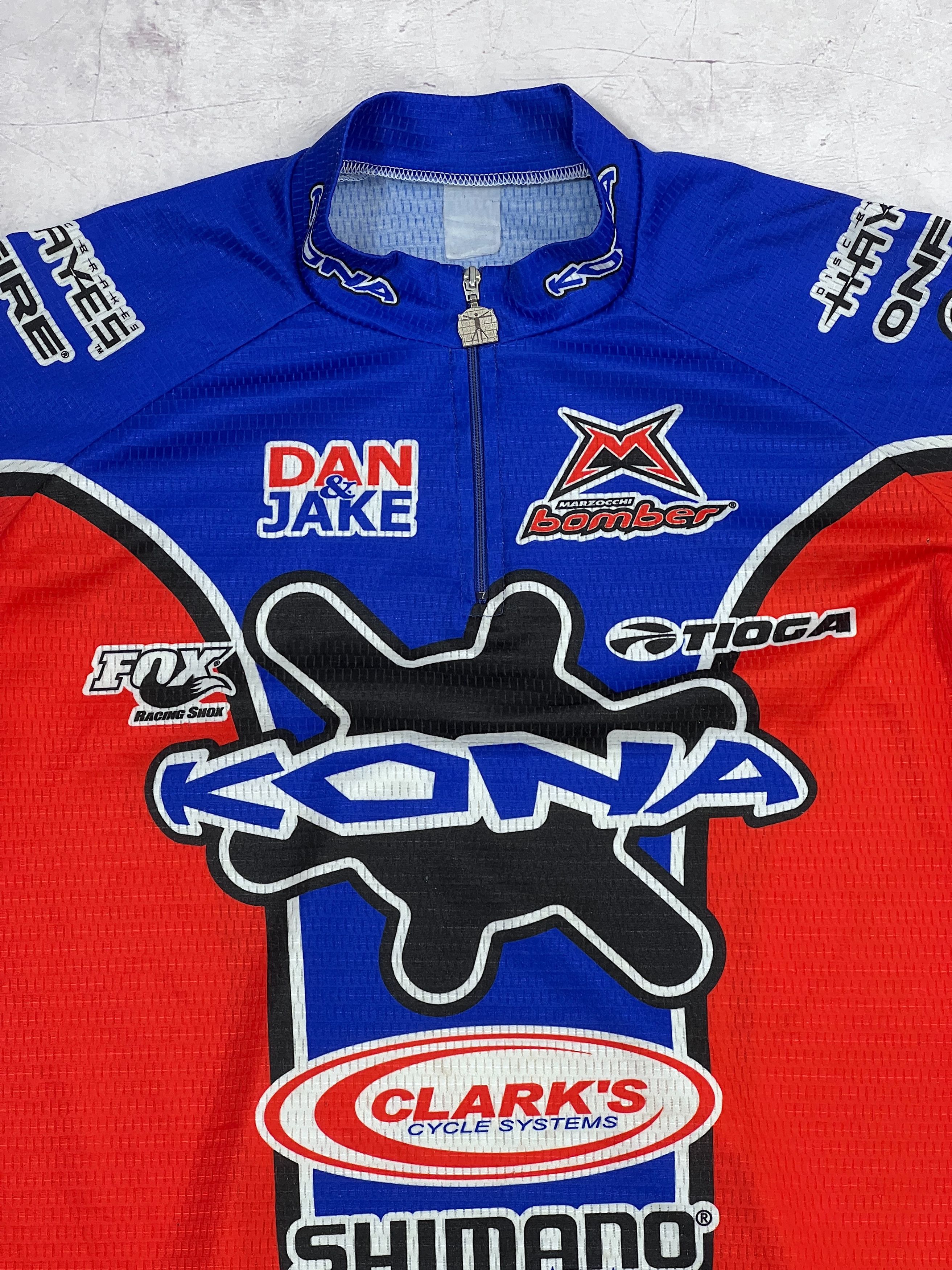 Sports Specialties × Vintage Vintage Kona Bio Racer Cycling Jersey Shimano Size US L / EU 52-54 / 3 - 8 Thumbnail