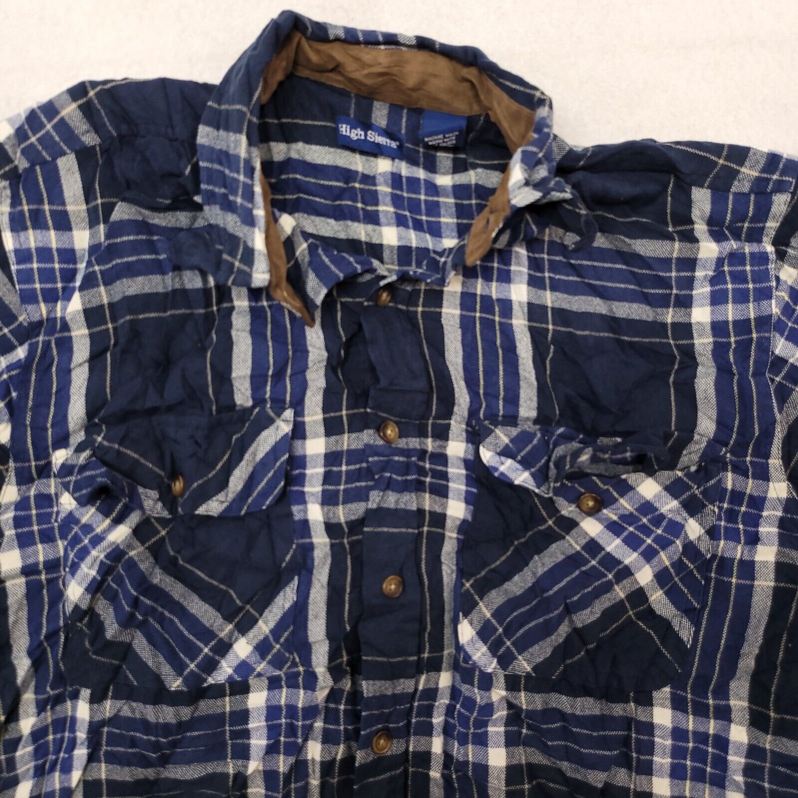 High Sierra High Sierra Tartan Flannel Shirt Mens Size Medium Blue White Size US M / EU 48-50 / 2 - 1 Thumbnail