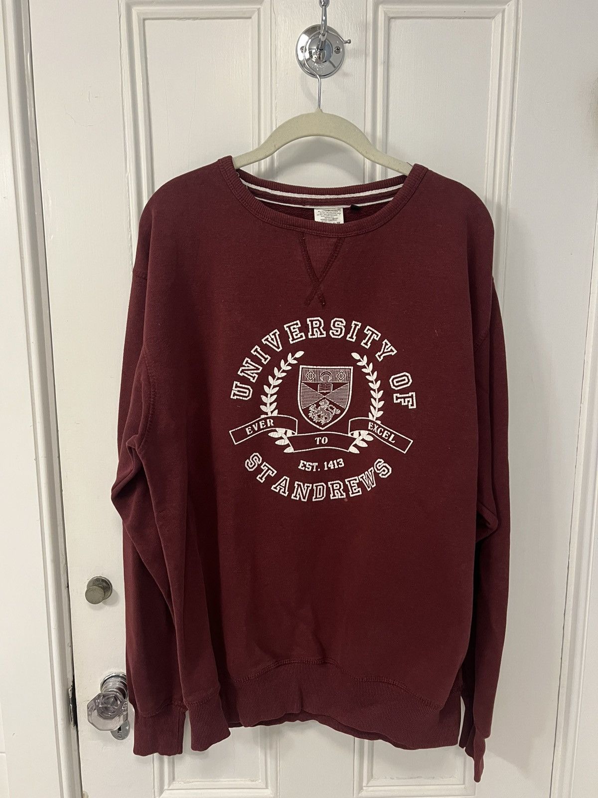 Vintage University of St. Andrew’s Sweatshirt Size US XL / EU 56 / 4 - 1 Thumbnail