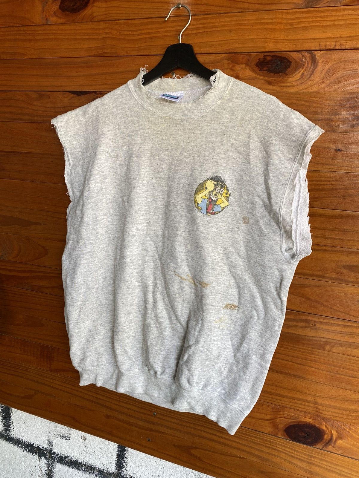 Vintage Vintage 1988 Tultex Sleeveless Sweatshirt Buckley Designs Size US L / EU 52-54 / 3 - 4 Thumbnail