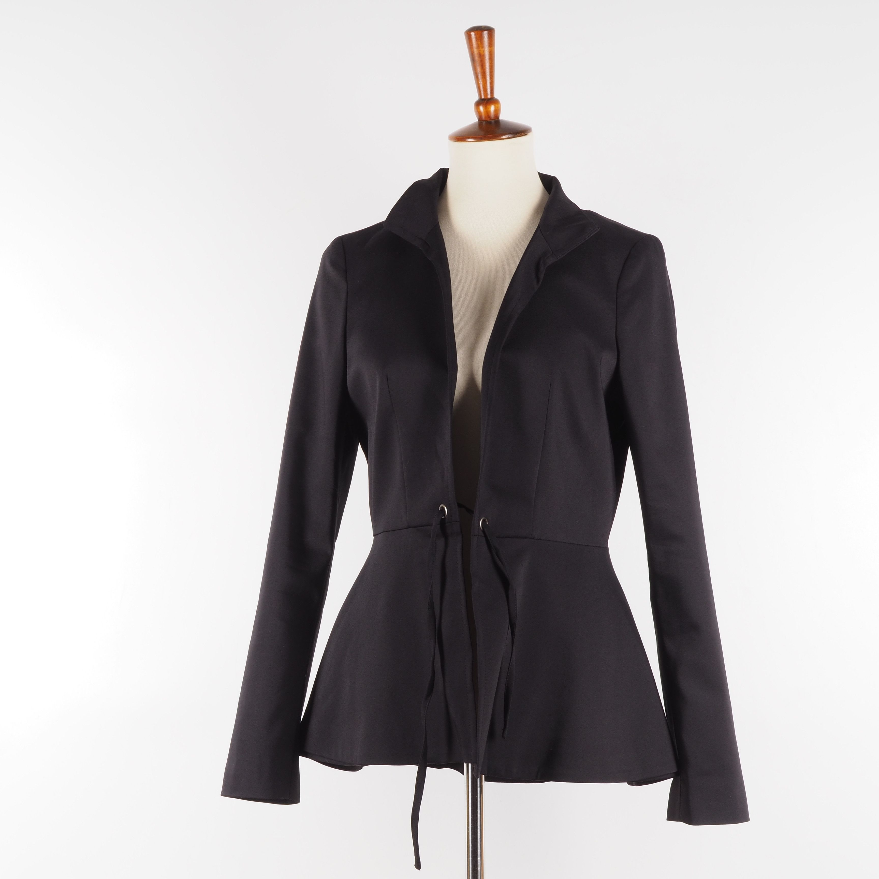 Sarah Pacini Sarah Pacini Avantgarde Black Jacket Size M / US 6-8 / IT 42-44 - 5 Thumbnail