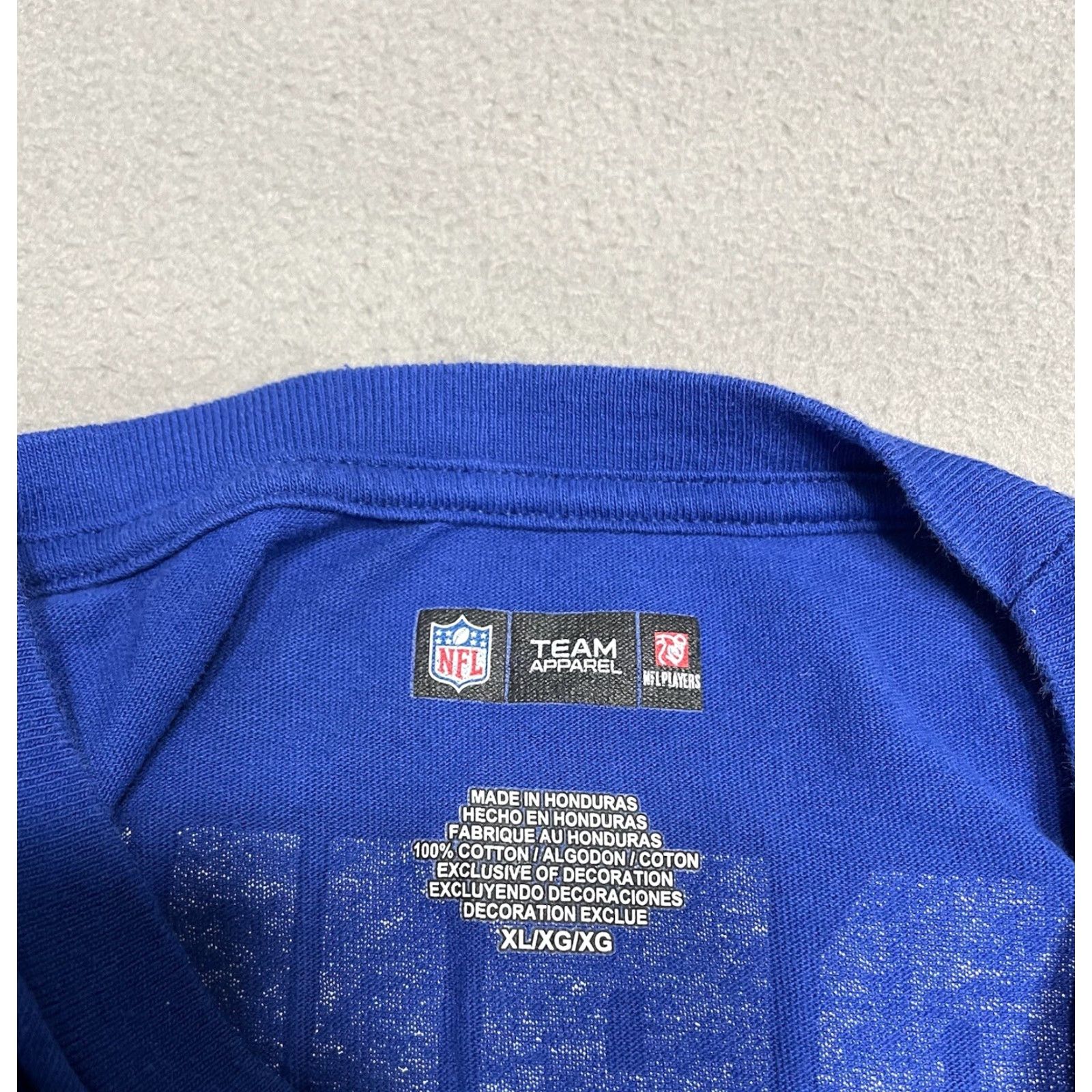 NFL NFL NY Giants #80 Cruz Mens Short Sleeve Shirt XL/X-Large Crew Neck T-Shirt Multicolor Sports Football Size US XL / EU 56 / 4 - 3 Thumbnail