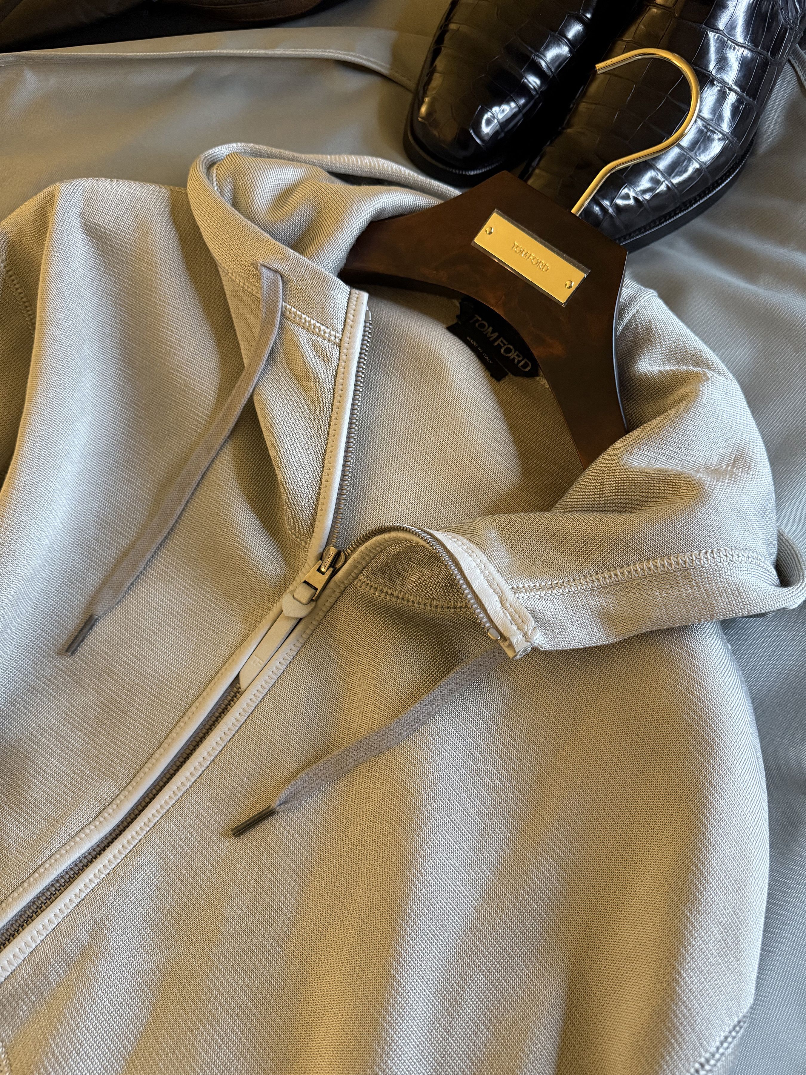 Tom Ford Best Dressed $3K w/Tax TOM FORD Silk Effect Leather Accents Size US XL / EU 56 / 4 - 15 Thumbnail