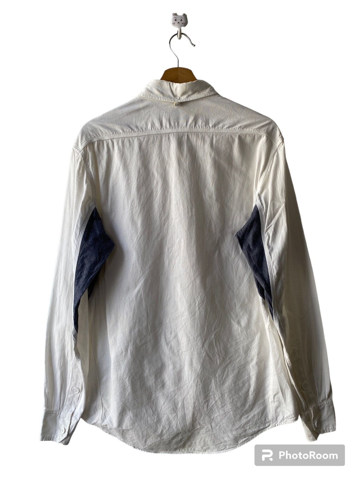 Japanese Brand × Visvim Vintage Visvim Patchwork Design Button Up Shirt Size US M / EU 48-50 / 2 - 2 Thumbnail