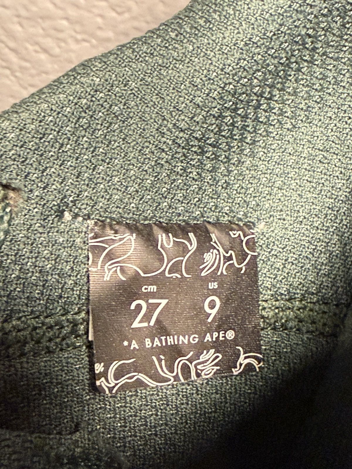 Bape A Bathing Ape Shark Sta #1 Green Size US 9 / EU 42 - 6 Thumbnail